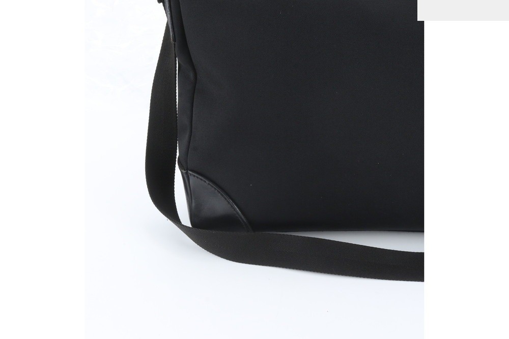 Leather Nylon Shoulder Bag — view 2