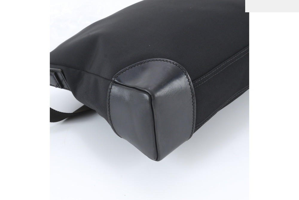 Leather Nylon Shoulder Bag — view 5