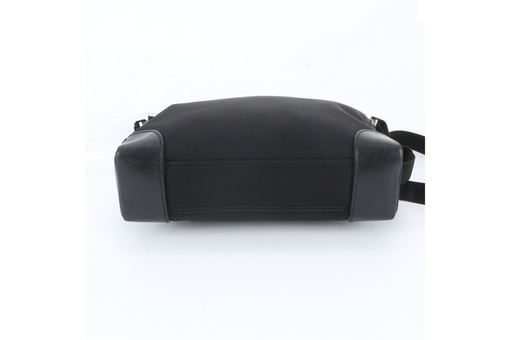 Leather Nylon Shoulder Bag — view 6