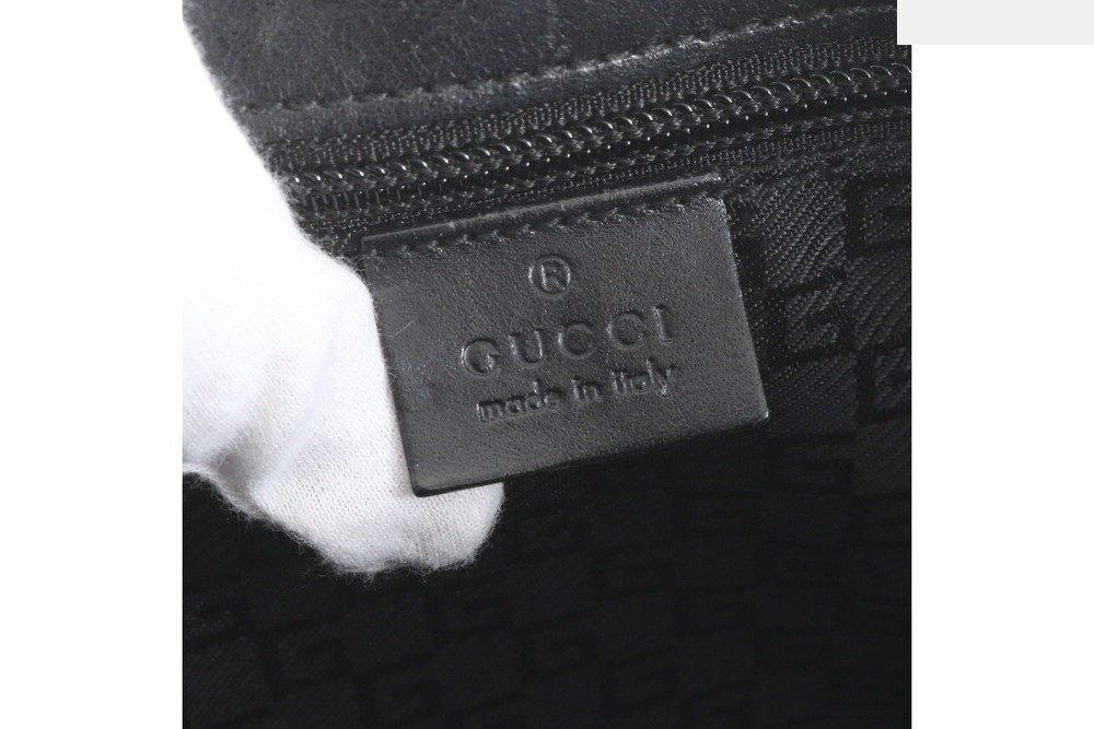 Leather Nylon Shoulder Bag — view 8