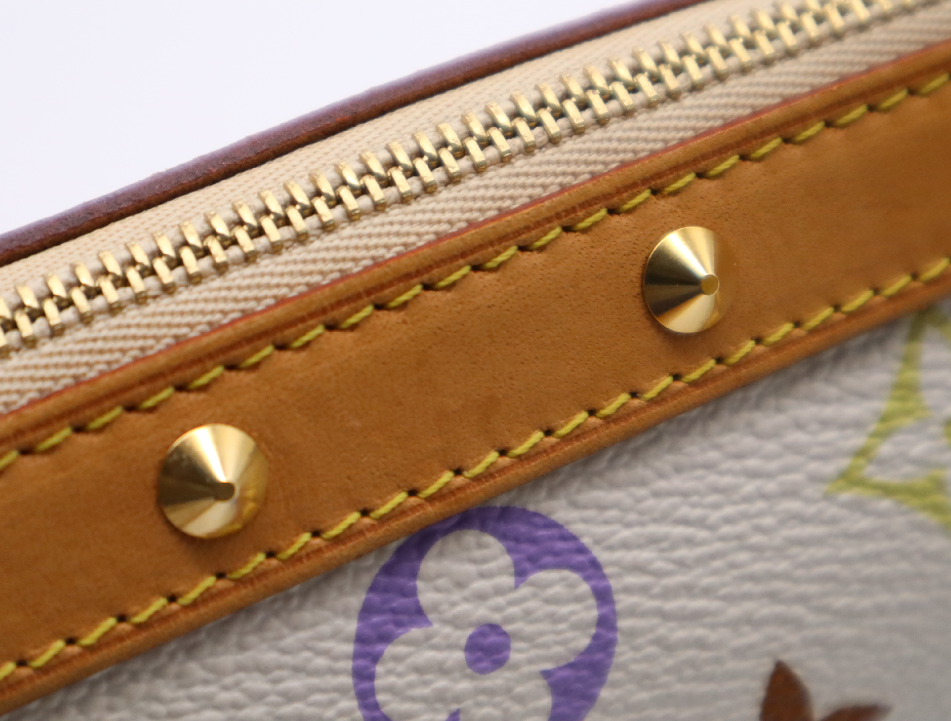 M92649 Multicolor Pochette Accessoires Blanc (with dust bag and box) — view 11