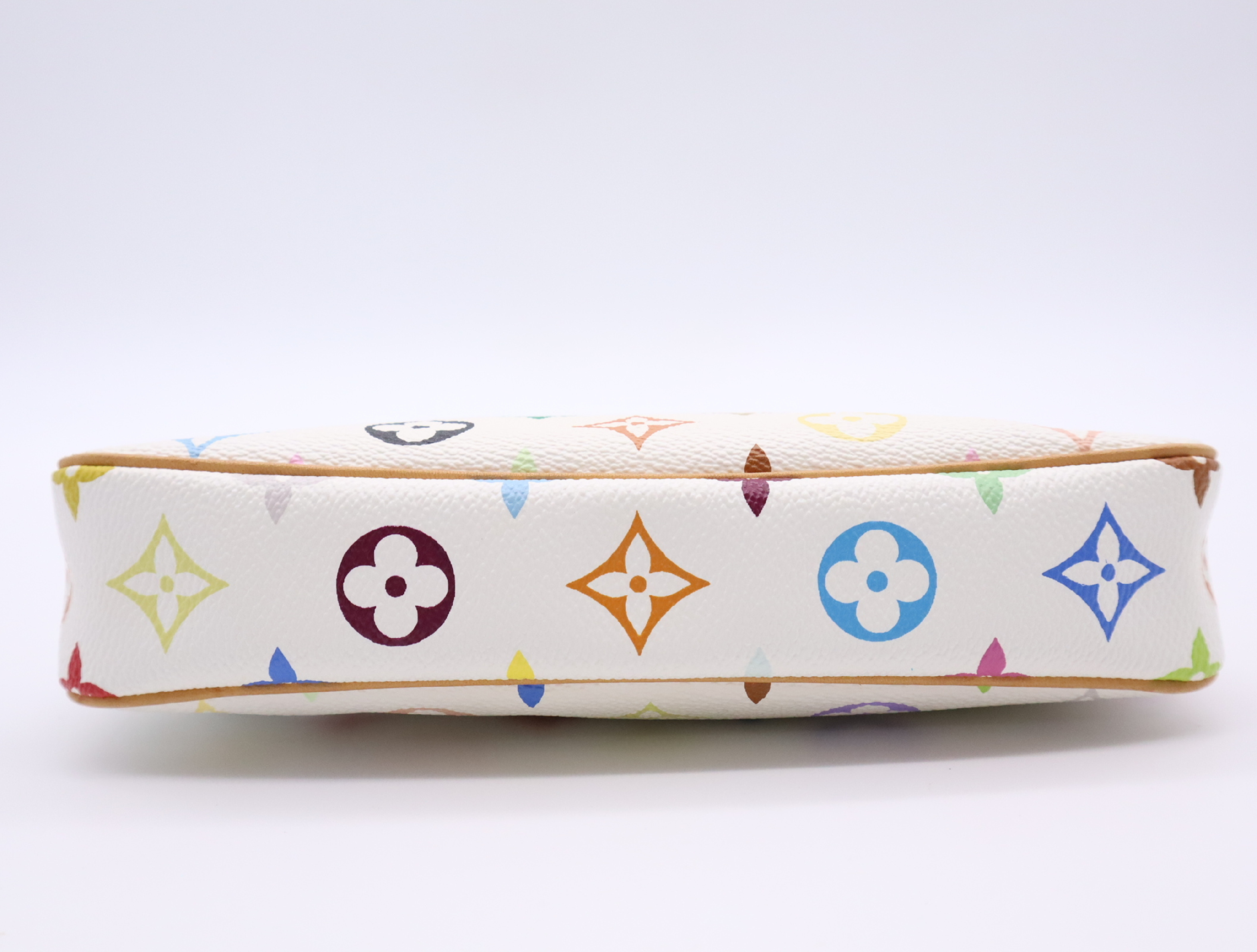 M92649 Multicolor Pochette Accessoires Blanc (with dust bag and box) — view 4