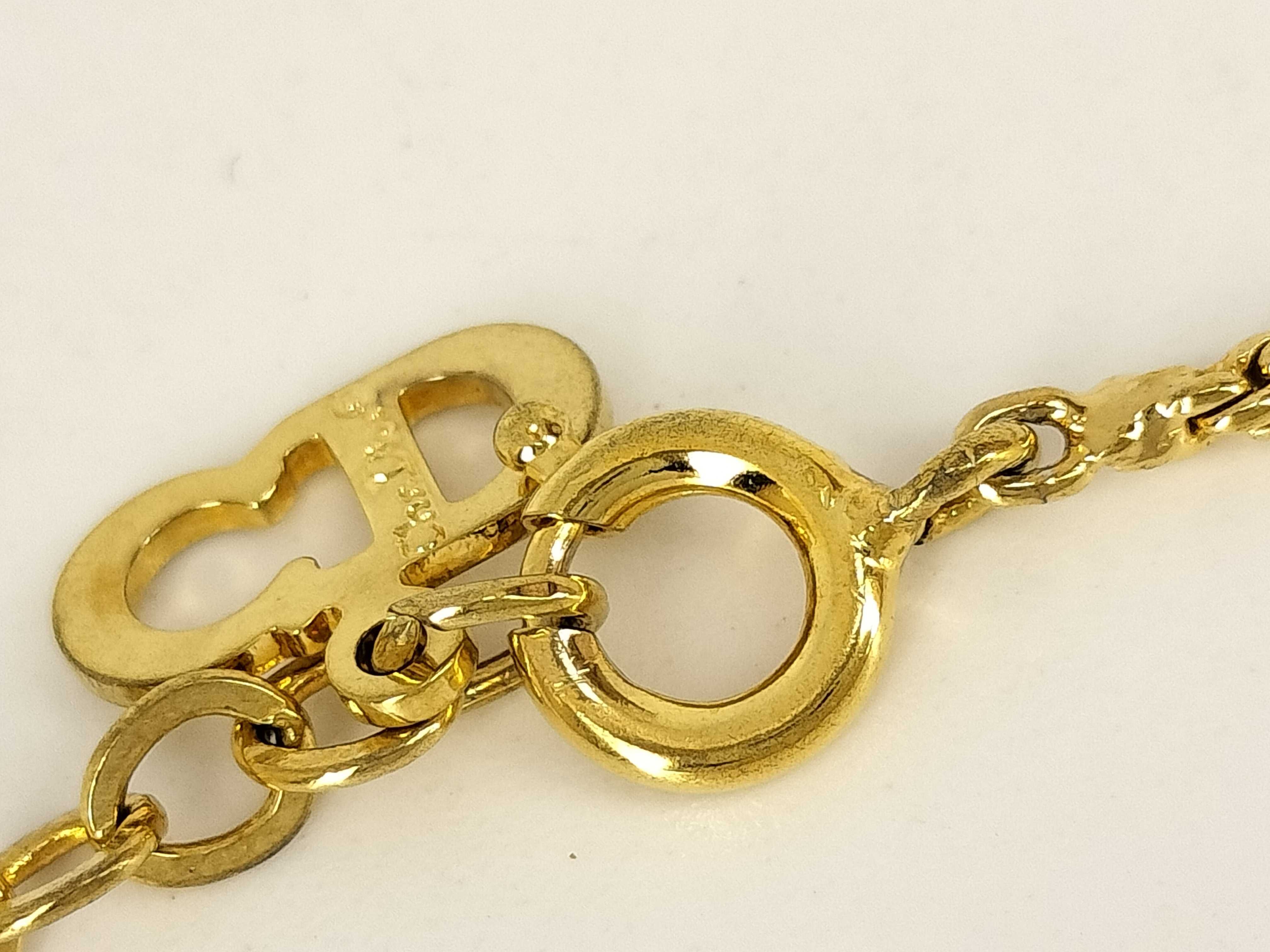 CD logo necklace — view 4
