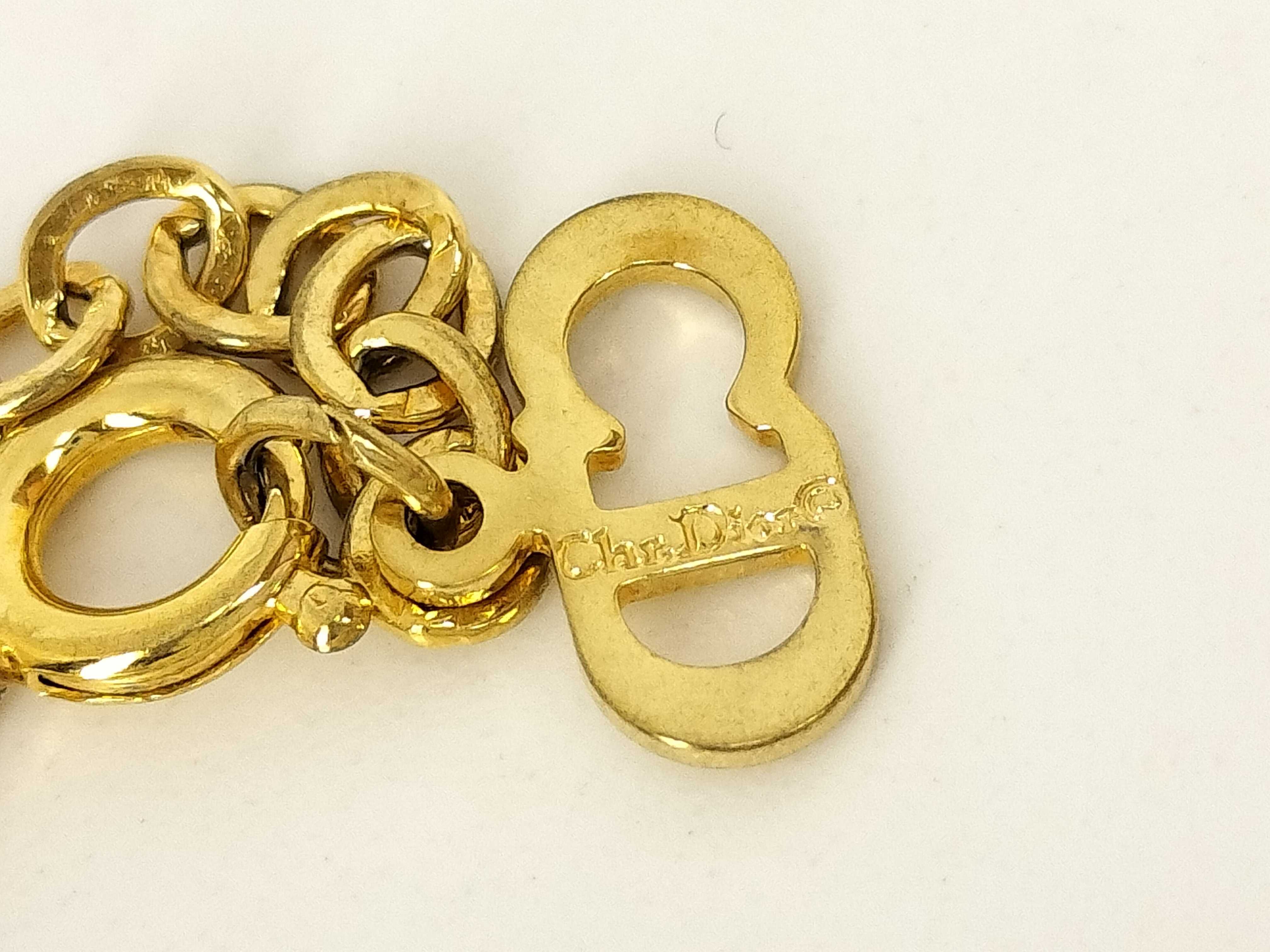 CD logo necklace — view 5