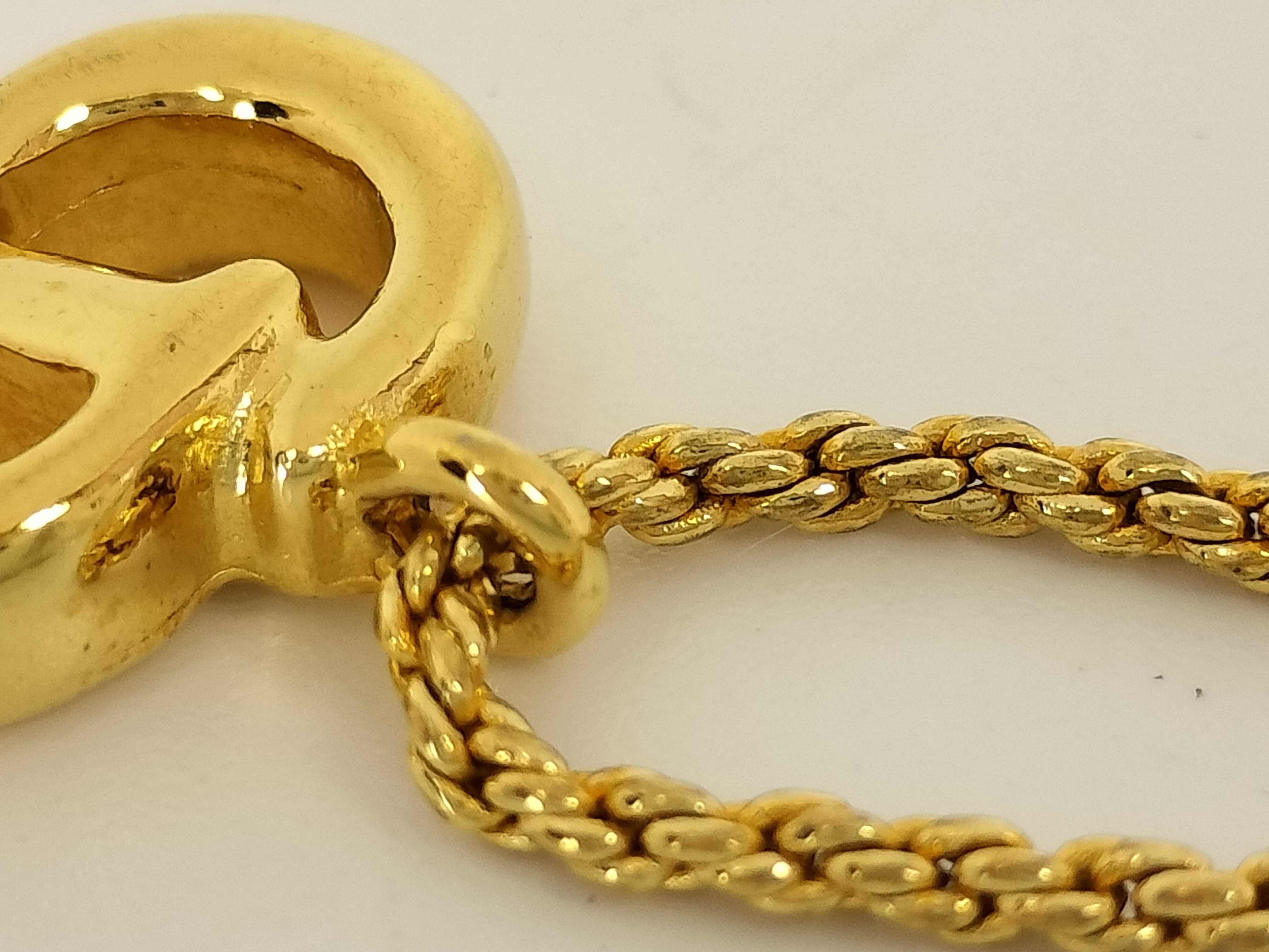 CD logo necklace — view 8