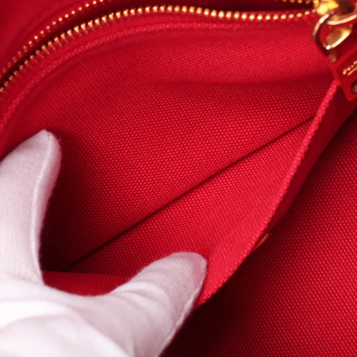 Canapa Canvas 2-Way Handbag, Red — view 12