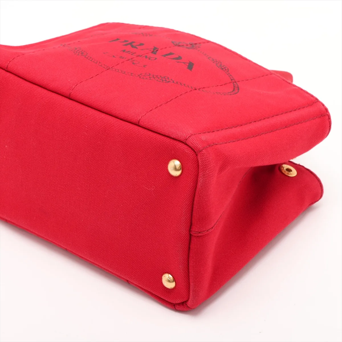 Canapa Canvas 2-Way Handbag, Red — view 3