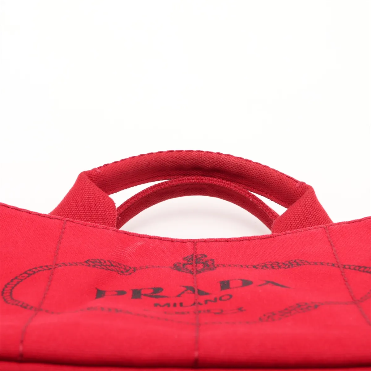 Canapa Canvas 2-Way Handbag, Red — view 6