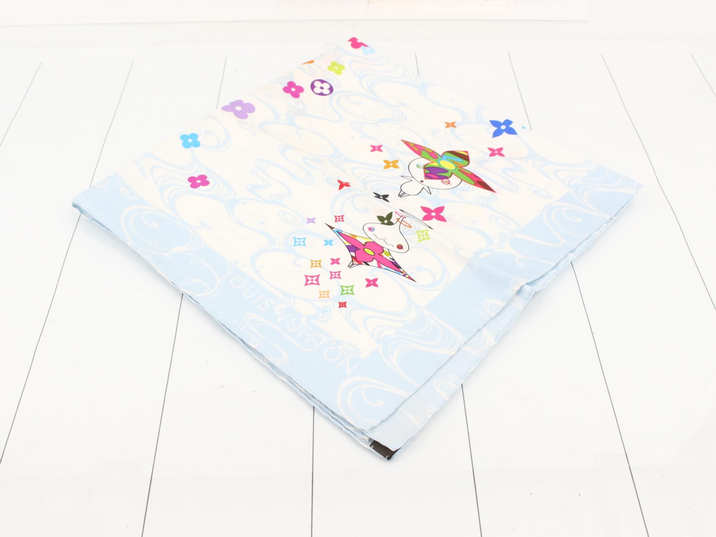 Carre Scarf M71930 Takashi Murakami Collaboration