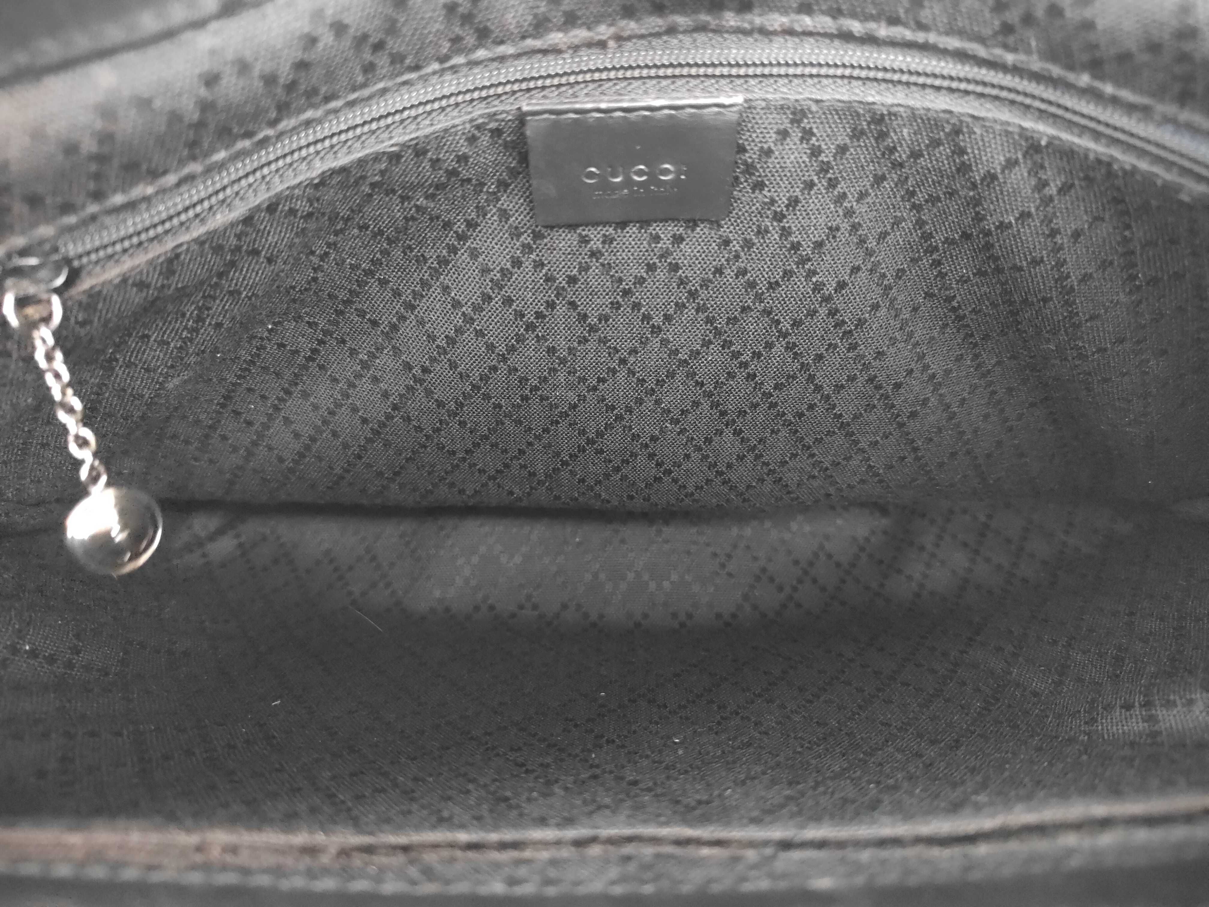 GG Canvas Bamboo Tote Bag — view 12