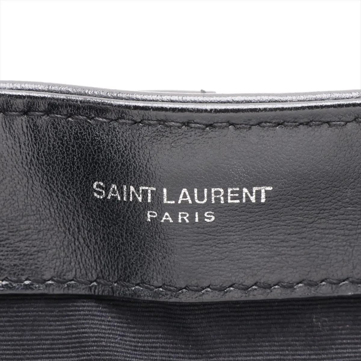 Loulou Medium 487219 Leather Backpack/Rucksack Black — view 10