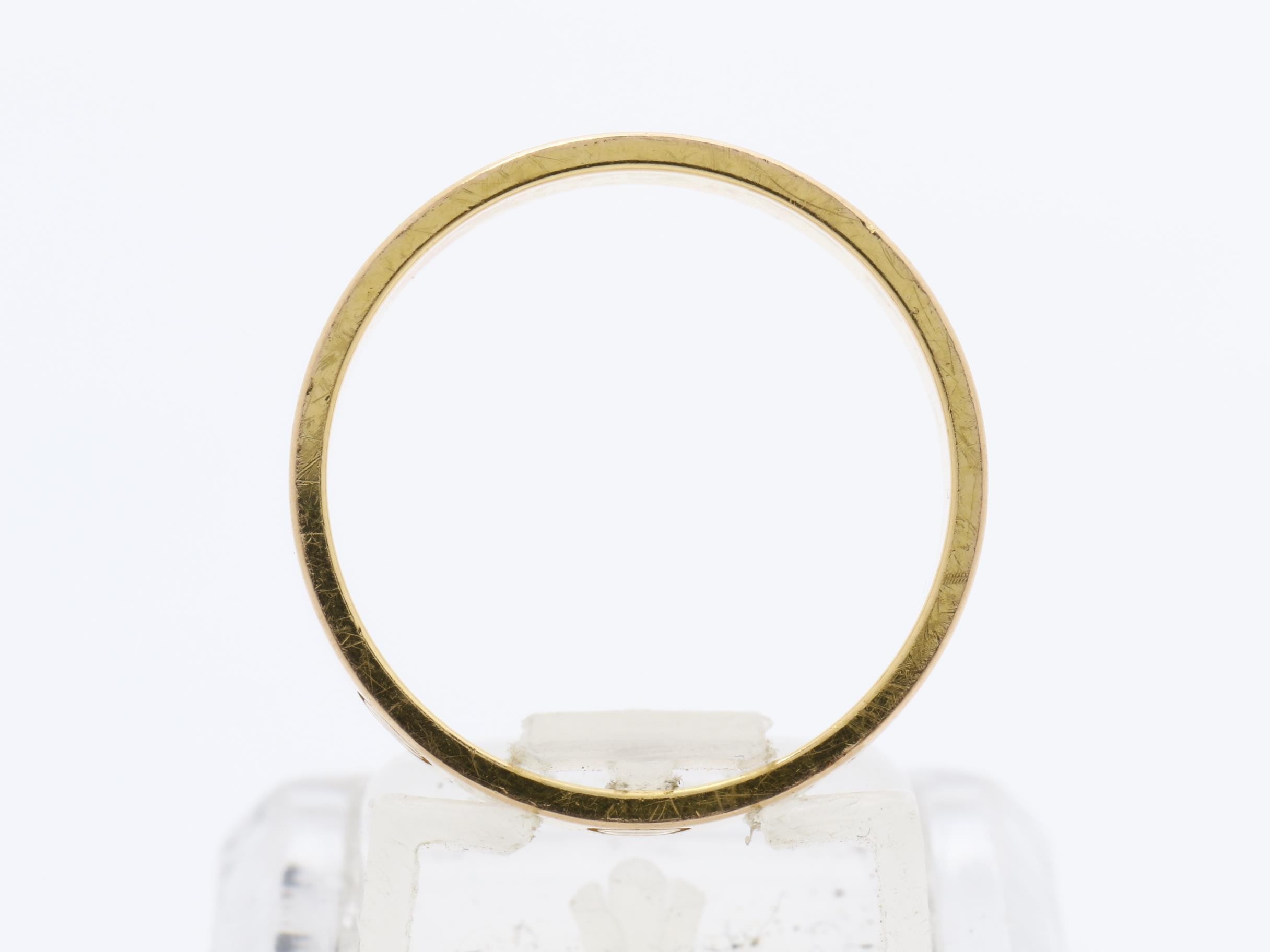 Mini Love Ring, 750PG, #53, 3.2g, approx. 3.5mm wide — view 5