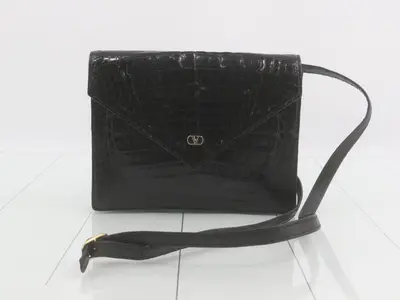 Crocodile shoulder bag