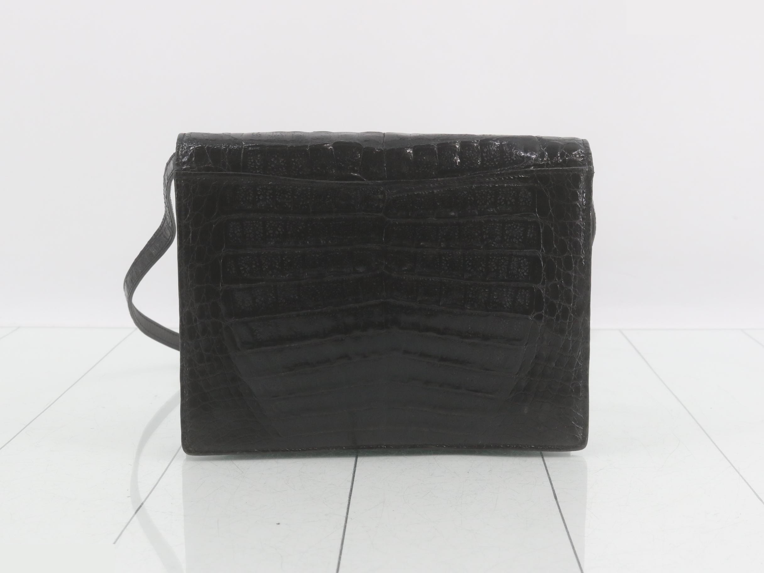 Crocodile shoulder bag — view 2
