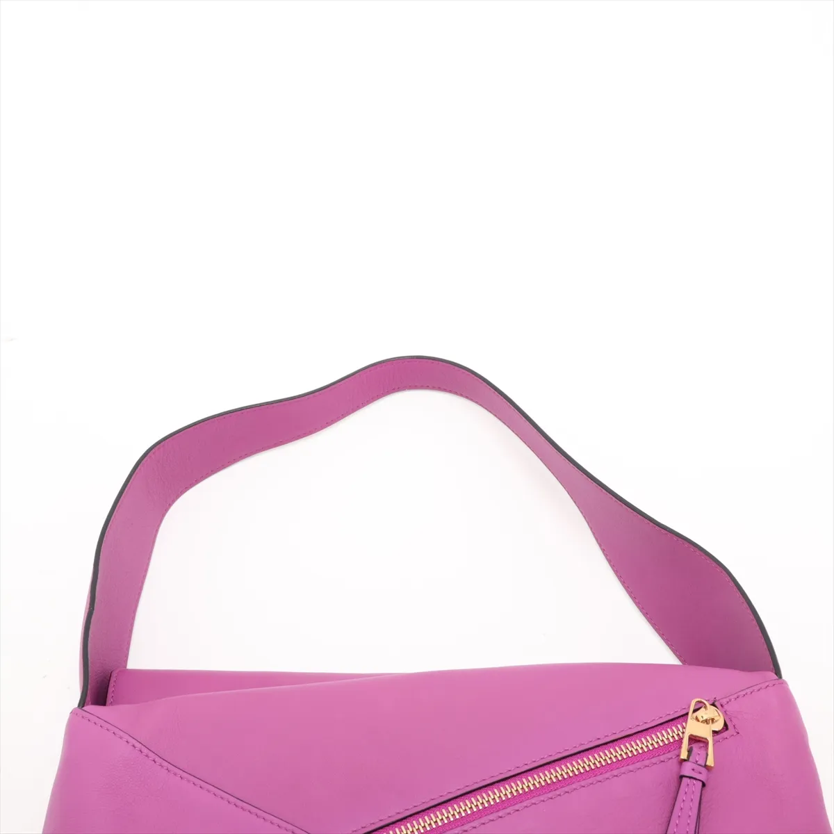 Puzzle Hobo Leather Shoulder Bag, Pink — view 6