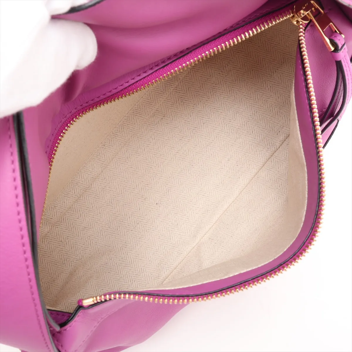 Puzzle Hobo Leather Shoulder Bag, Pink — view 7