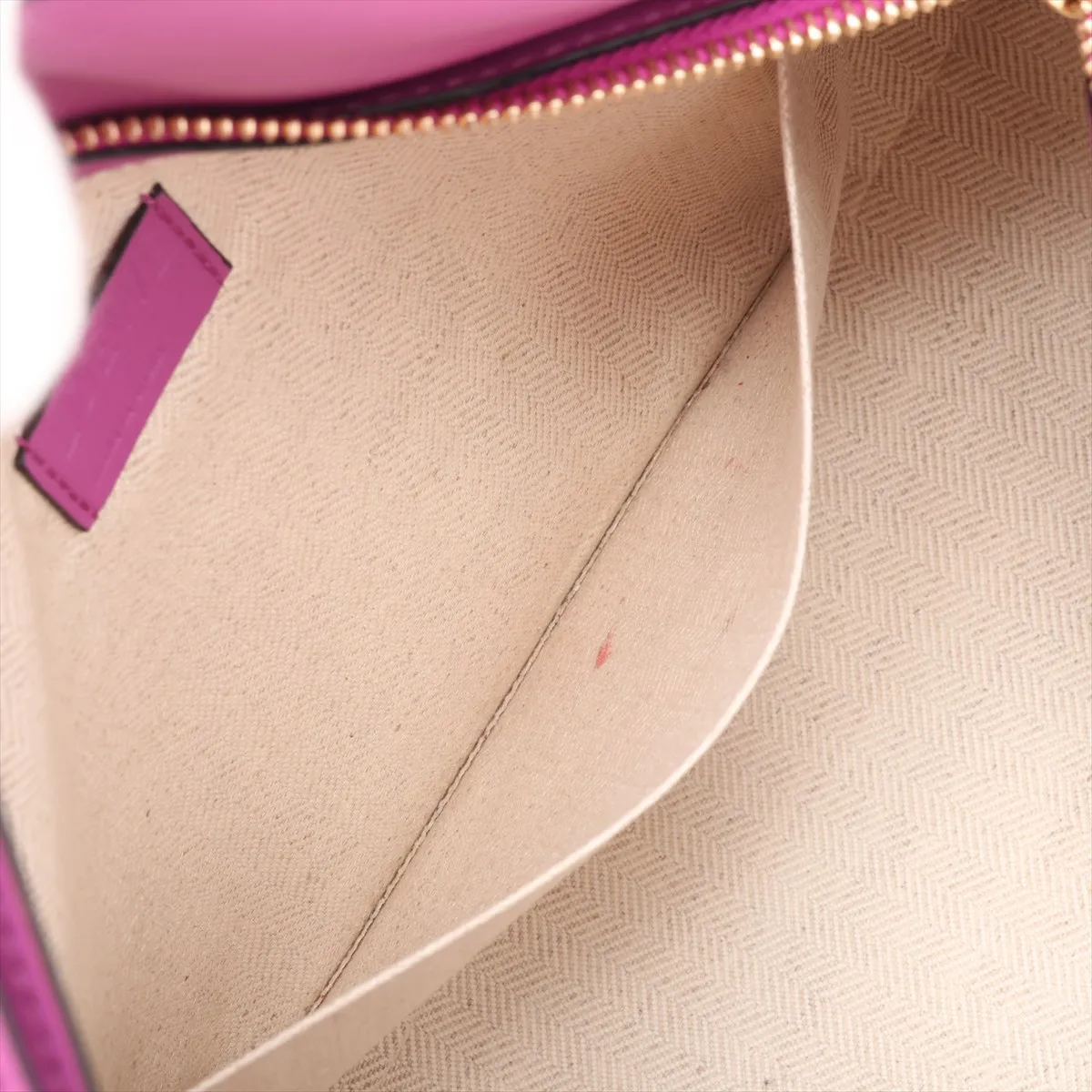 Puzzle Hobo Leather Shoulder Bag, Pink — view 8