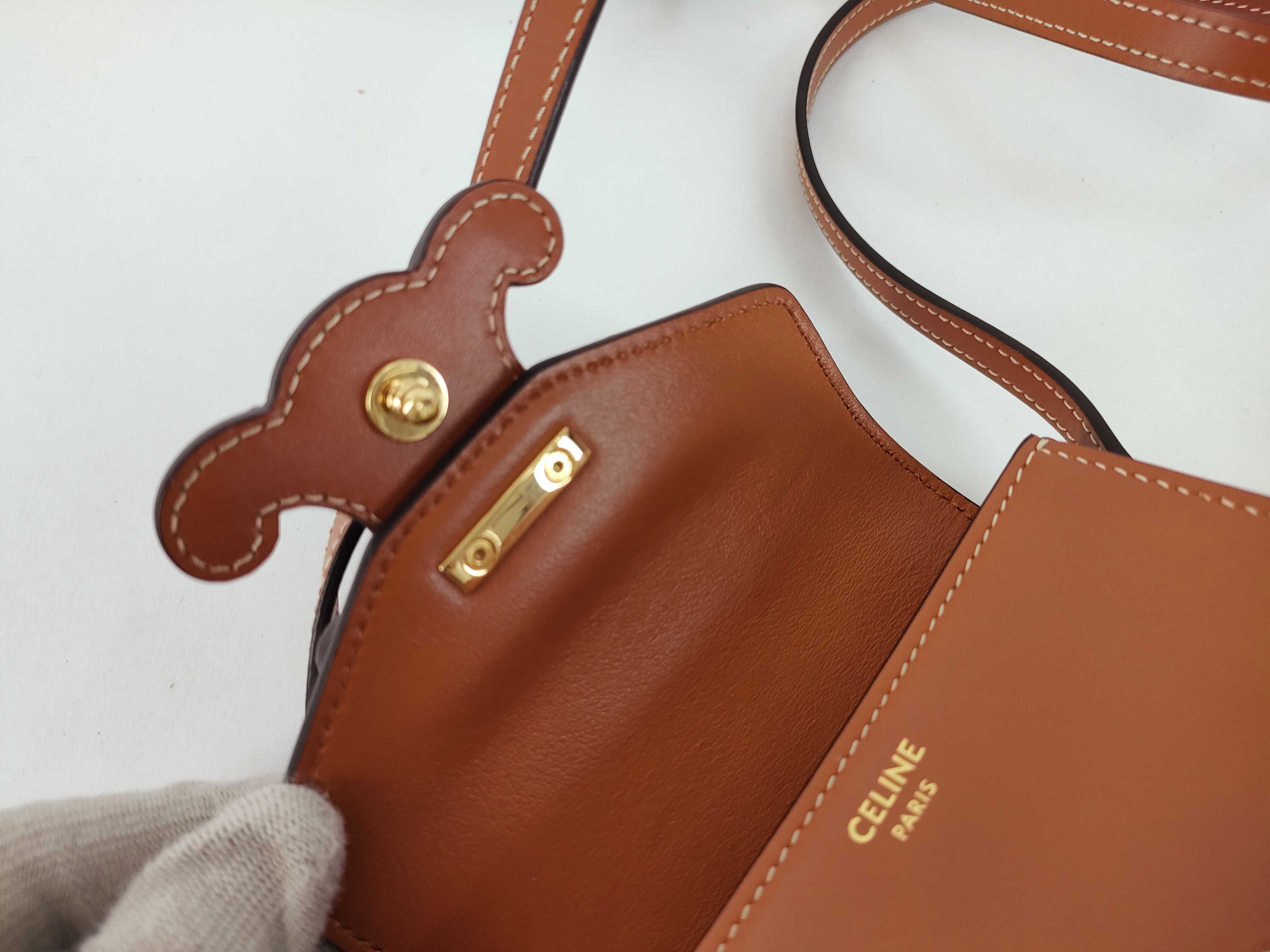 Mini Triomphe Shoulder Bag — view 8