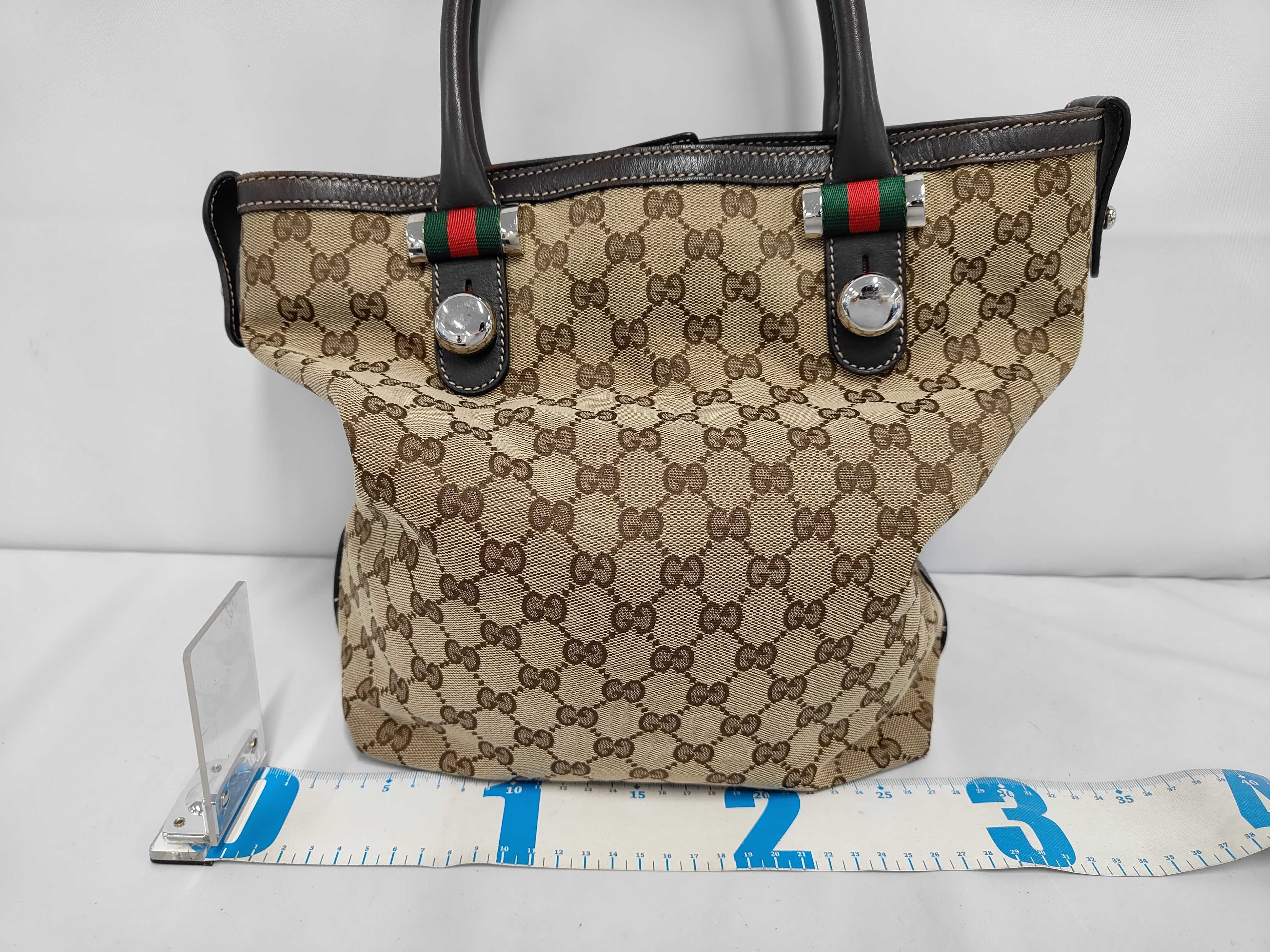 GG Canvas Handbag Tote Bag Handbag — view 2