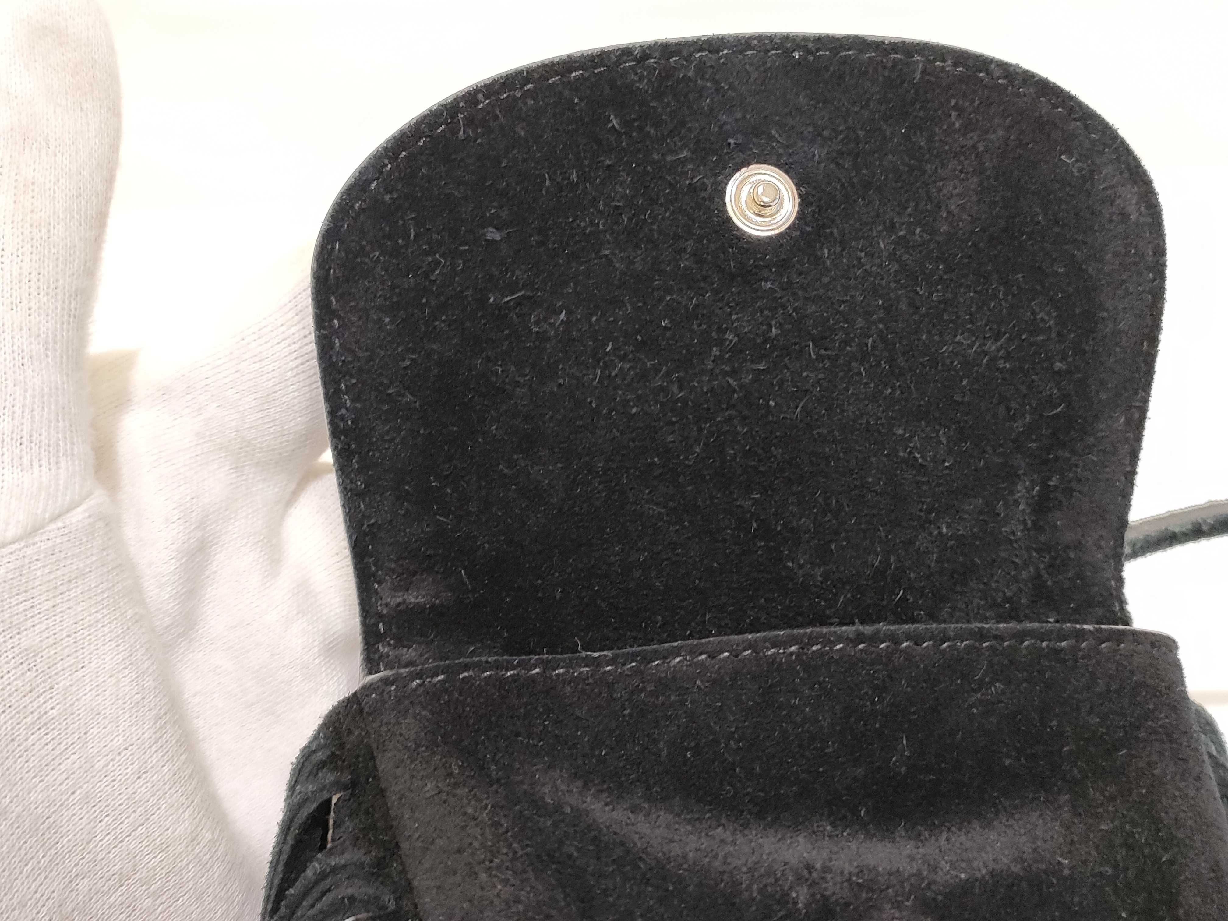 Anita Suede Shoulder Bag, Black, 425145 (Shoulder Bag) — view 9