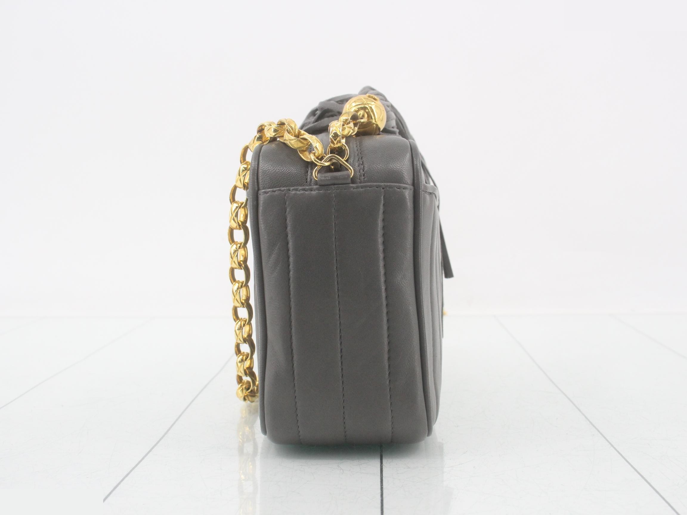 Mademoiselle Fringe Shoulder Bag, Gray — view 4