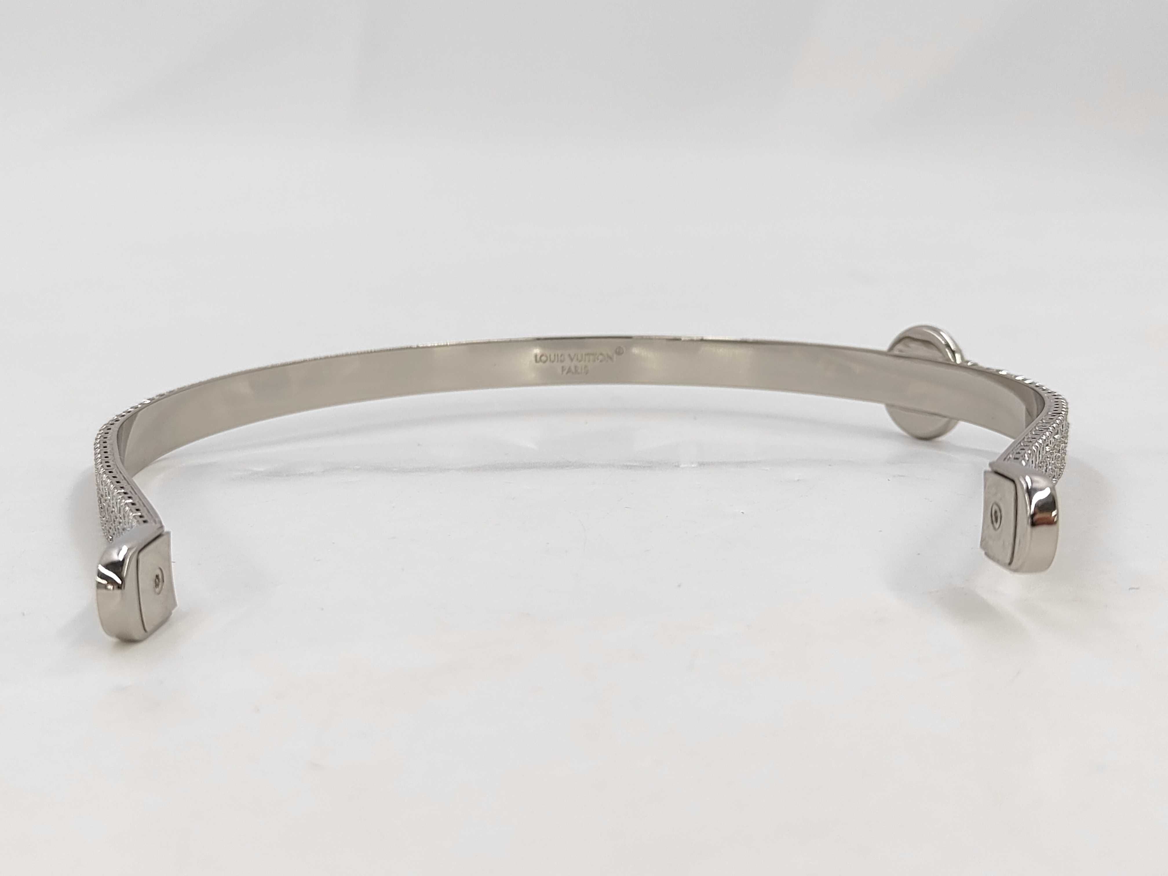 TE3235 Headband Metal Silver M03271 Headband LV Iconic Strass Hair Accessory — view 4