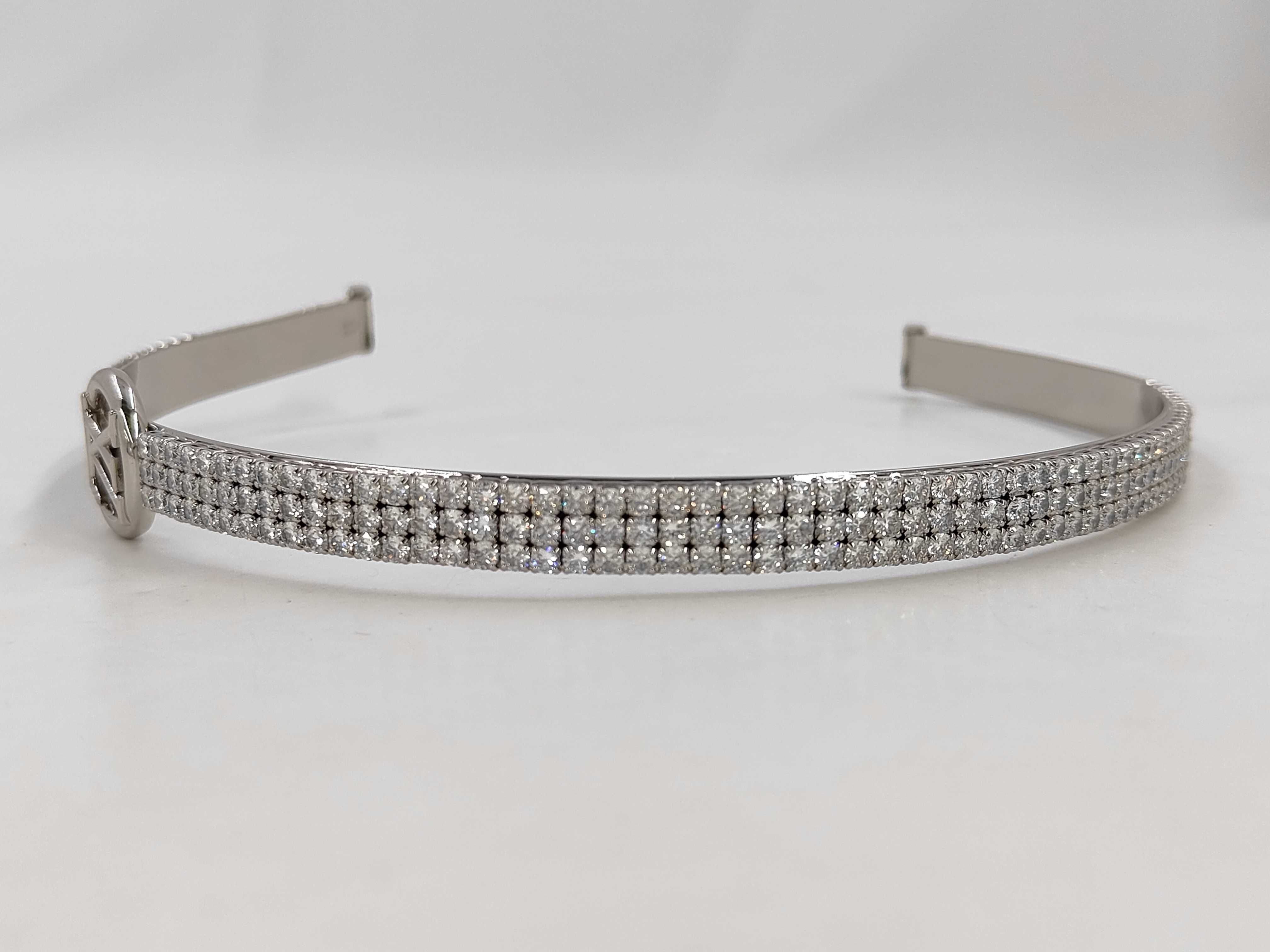 TE3235 Headband Metal Silver M03271 Headband LV Iconic Strass Hair Accessory — view 6
