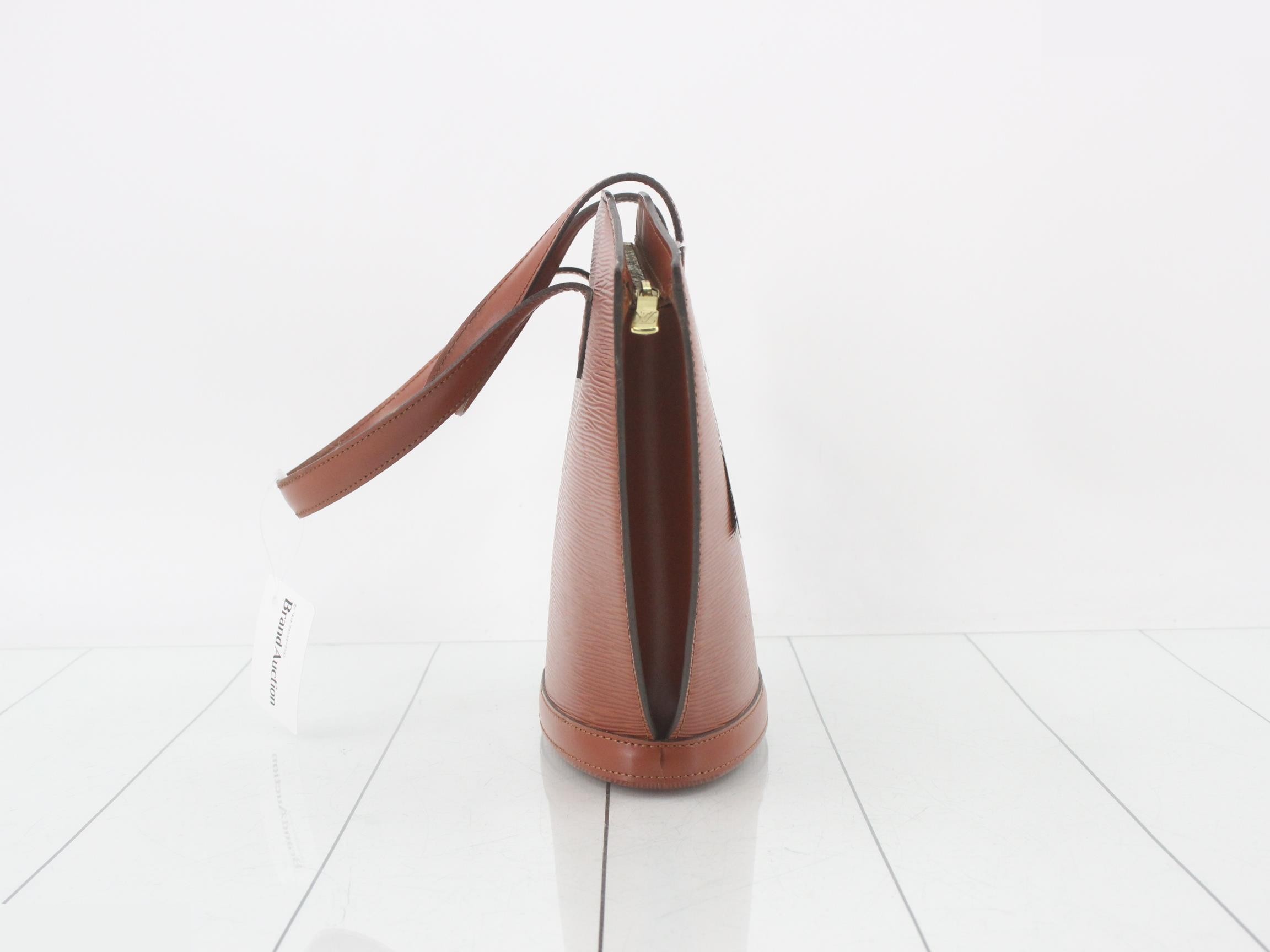 Epi Saint Jacques Kenyan Brown Handbag — view 4
