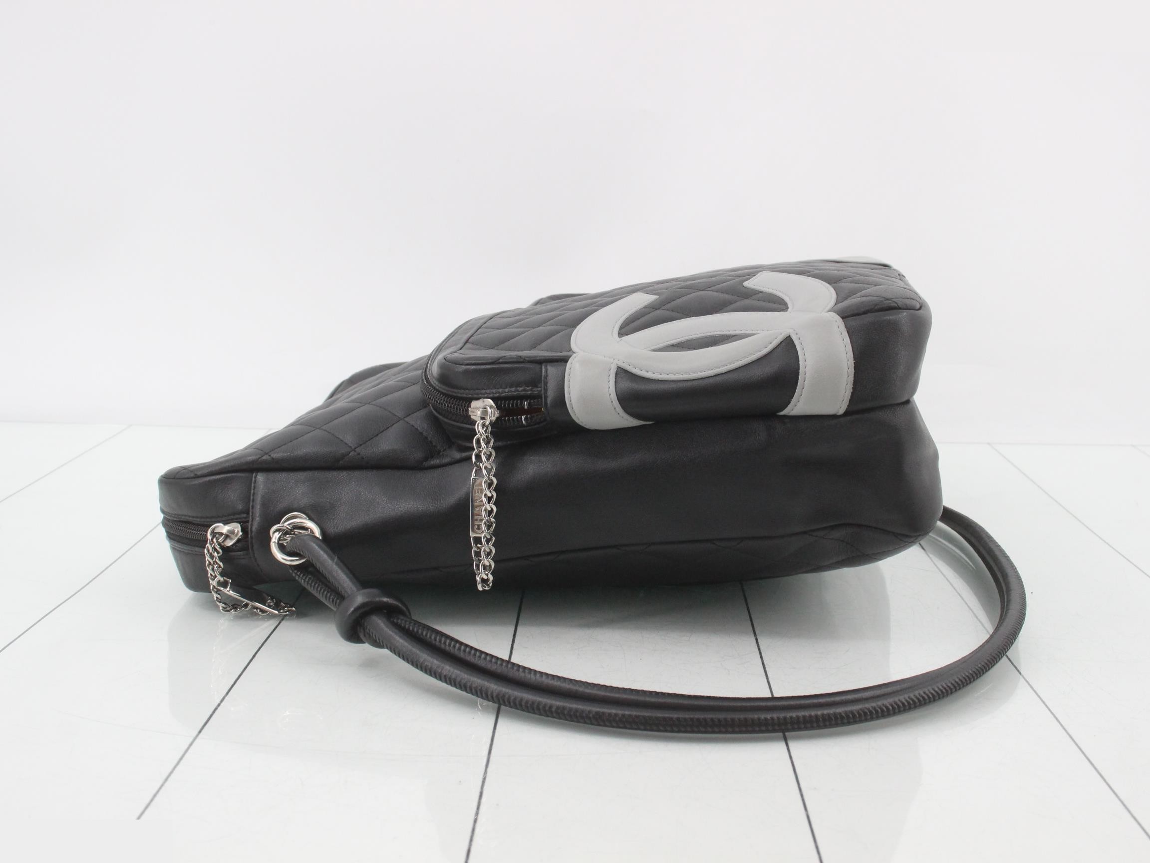 Cambon Line Leather Semi-Shoulder Bag — view 4
