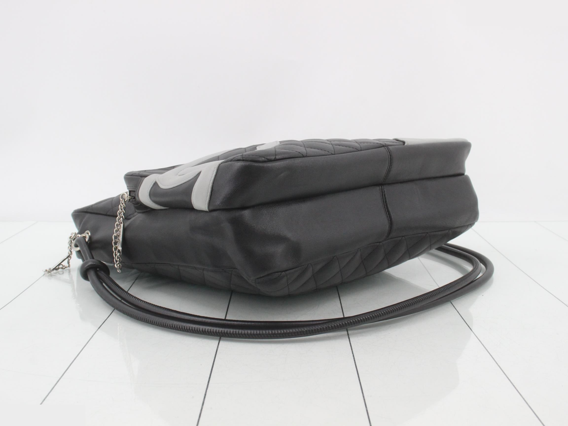 Cambon Line Leather Semi-Shoulder Bag — view 5