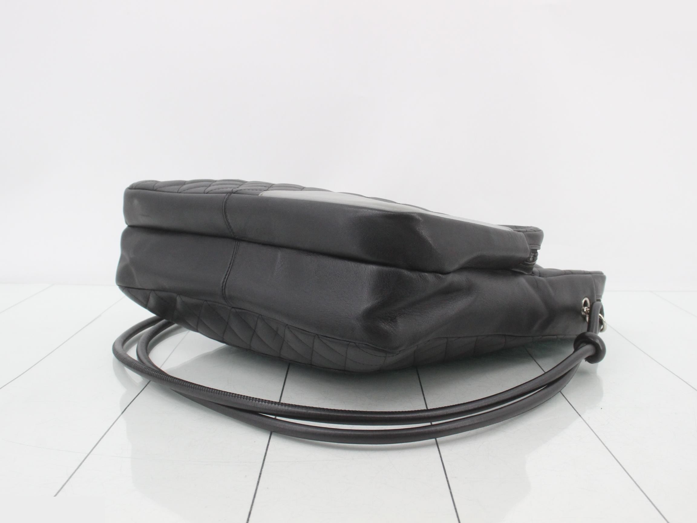 Cambon Line Leather Semi-Shoulder Bag — view 6