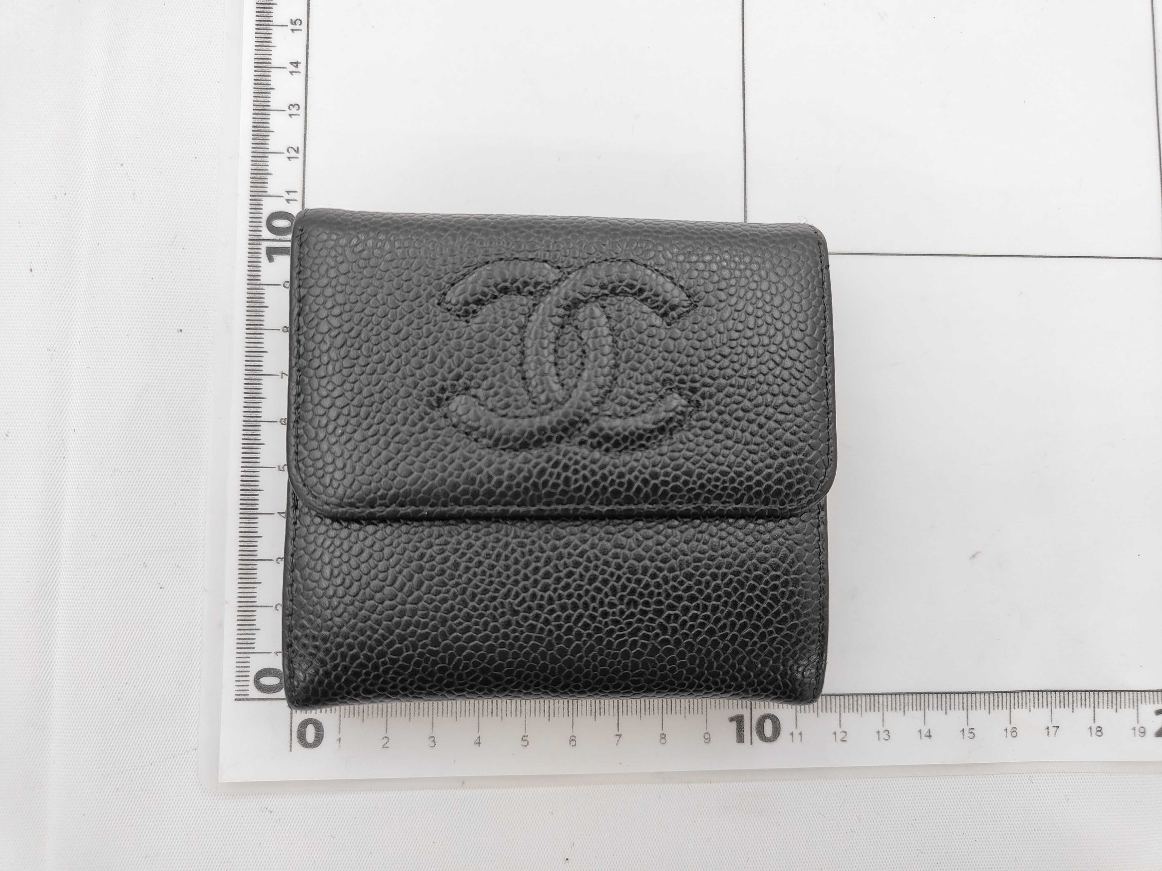 bi-fold wallet, caviar leather, Coco Mark, black, with box - 7883406 — view 2
