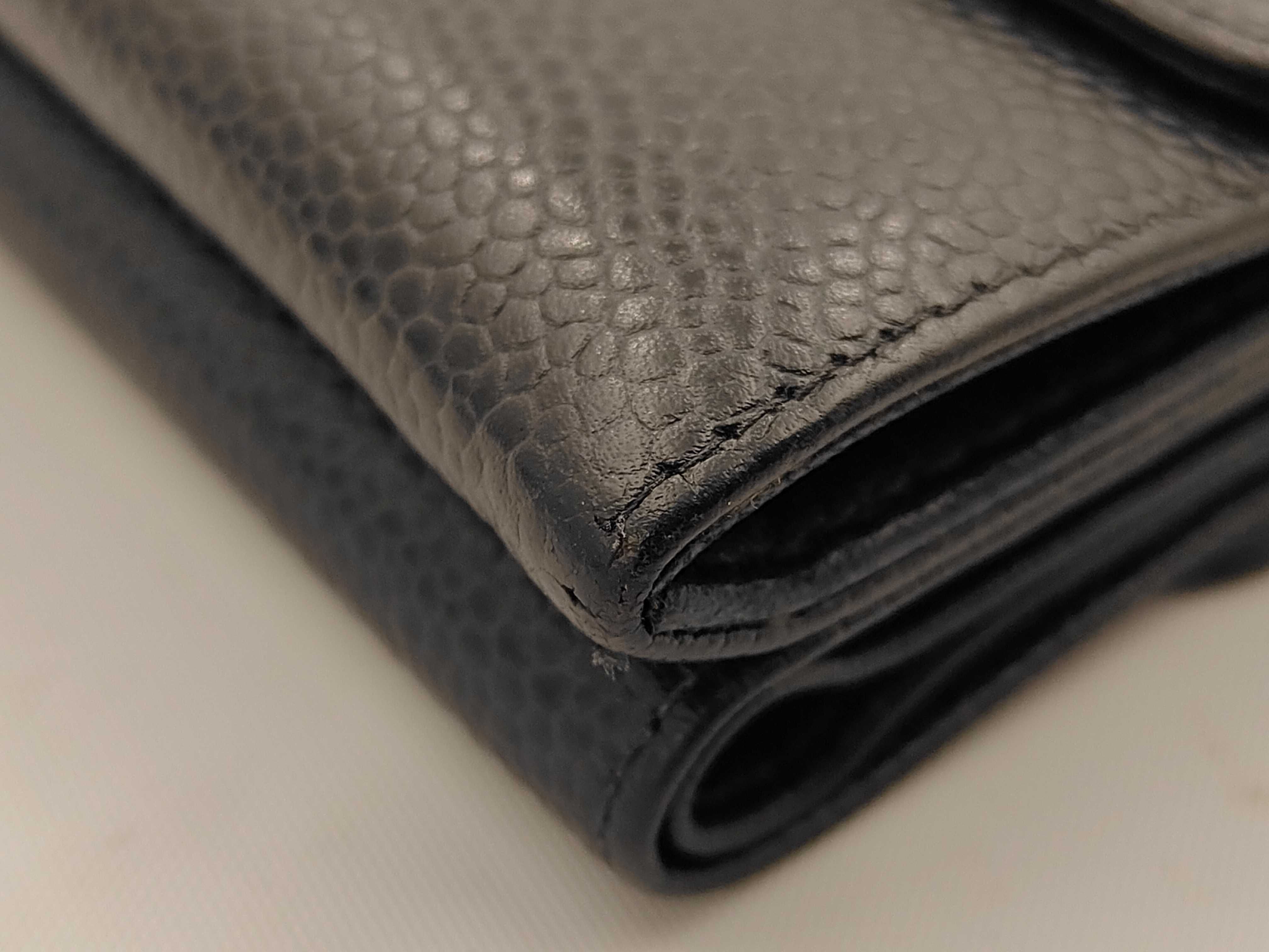 bi-fold wallet, caviar leather, Coco Mark, black, with box - 7883406 — view 3