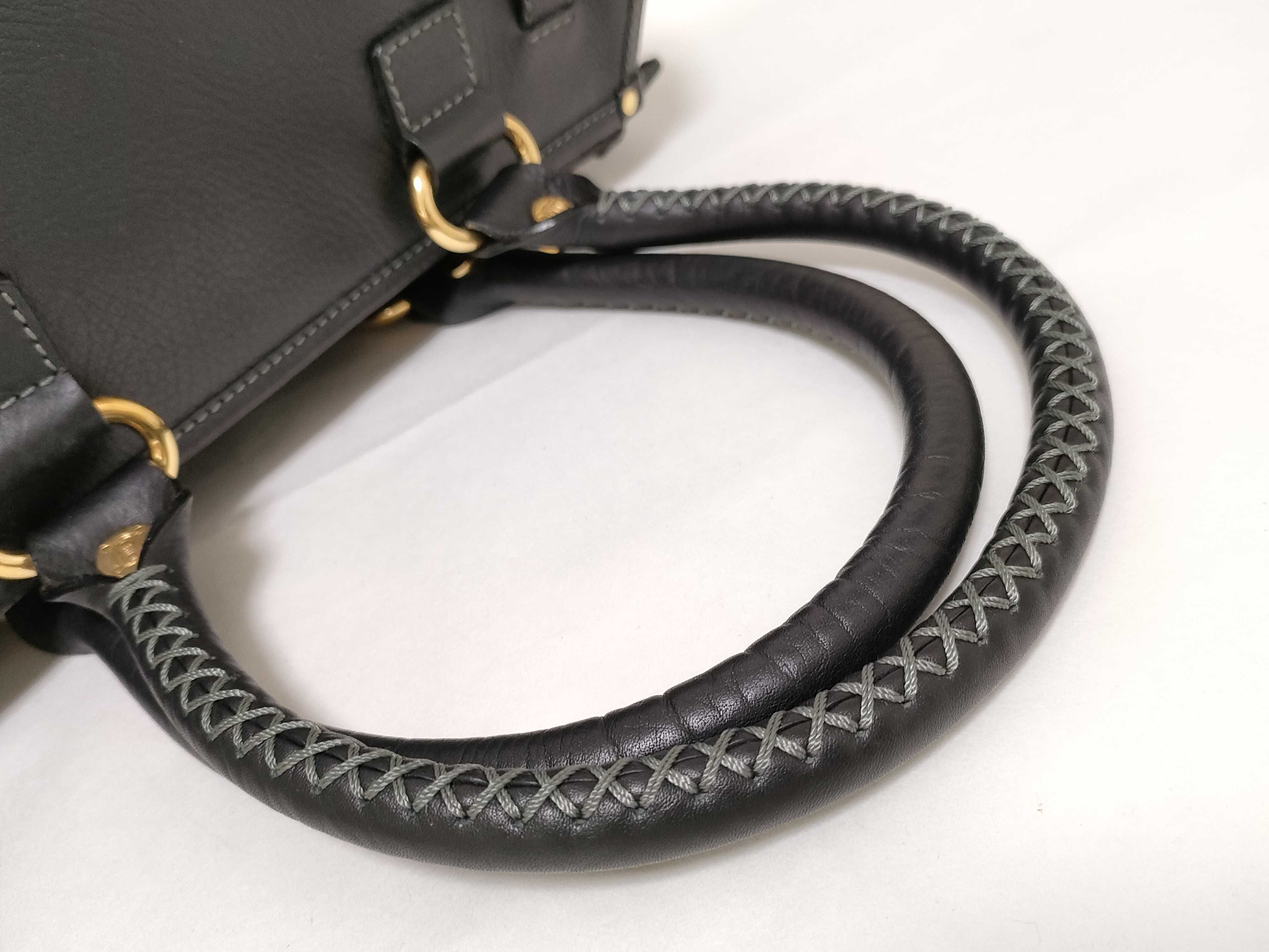 Leather Tote Bag, Triomphe Design, with Dust Bag, Handbag — view 3