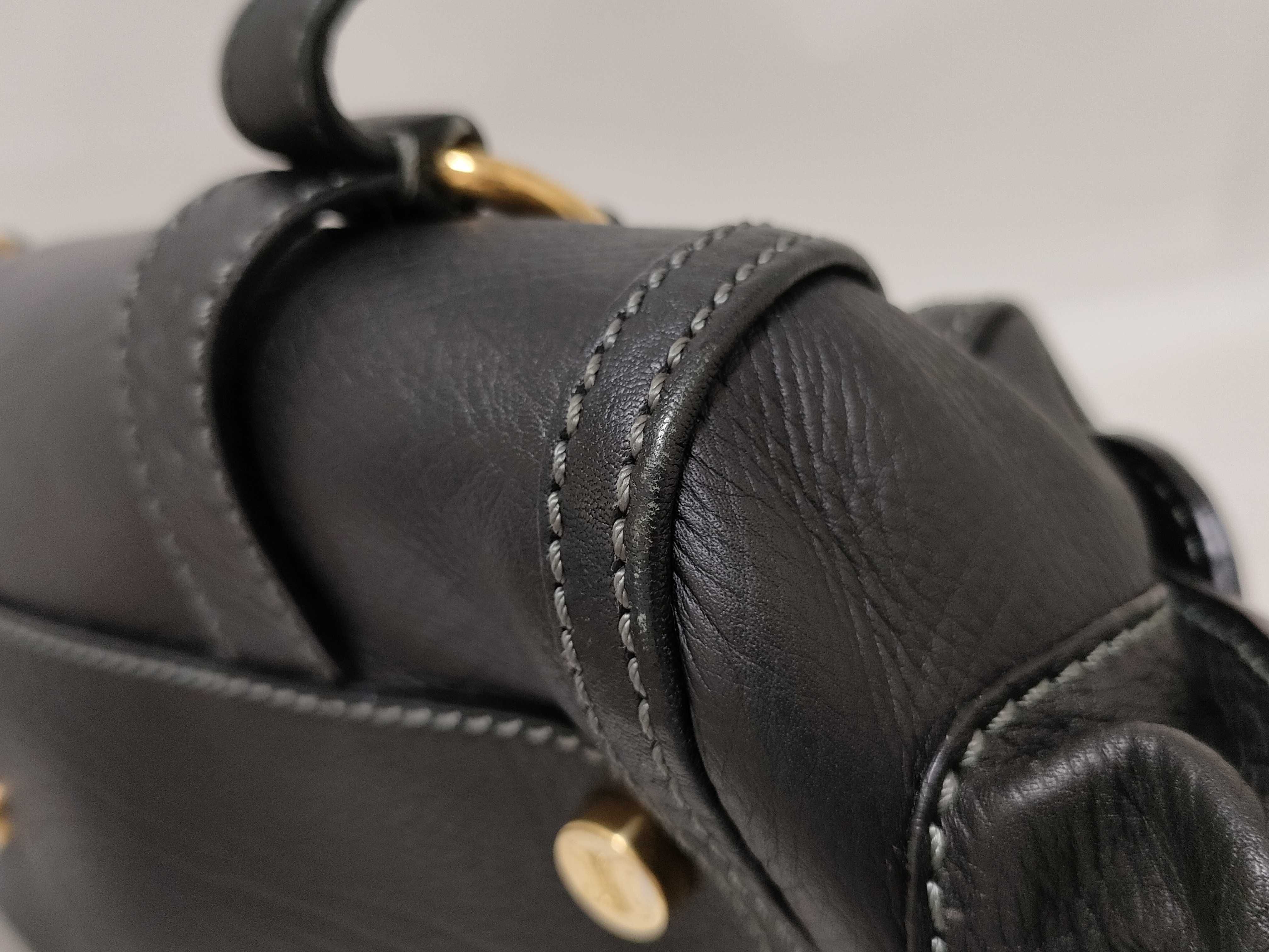 Leather Tote Bag, Triomphe Design, with Dust Bag, Handbag — view 6