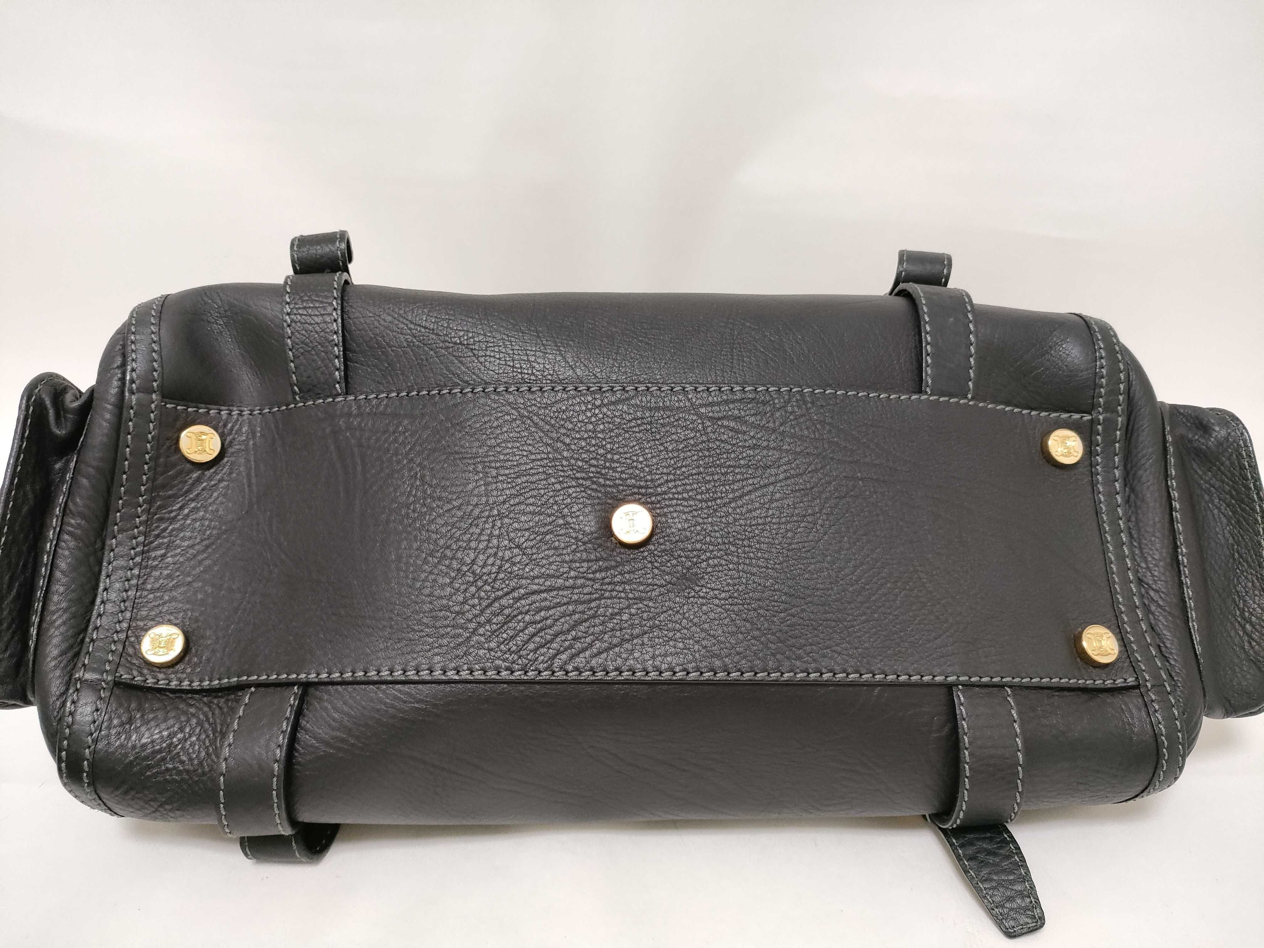 Leather Tote Bag, Triomphe Design, with Dust Bag, Handbag — view 7