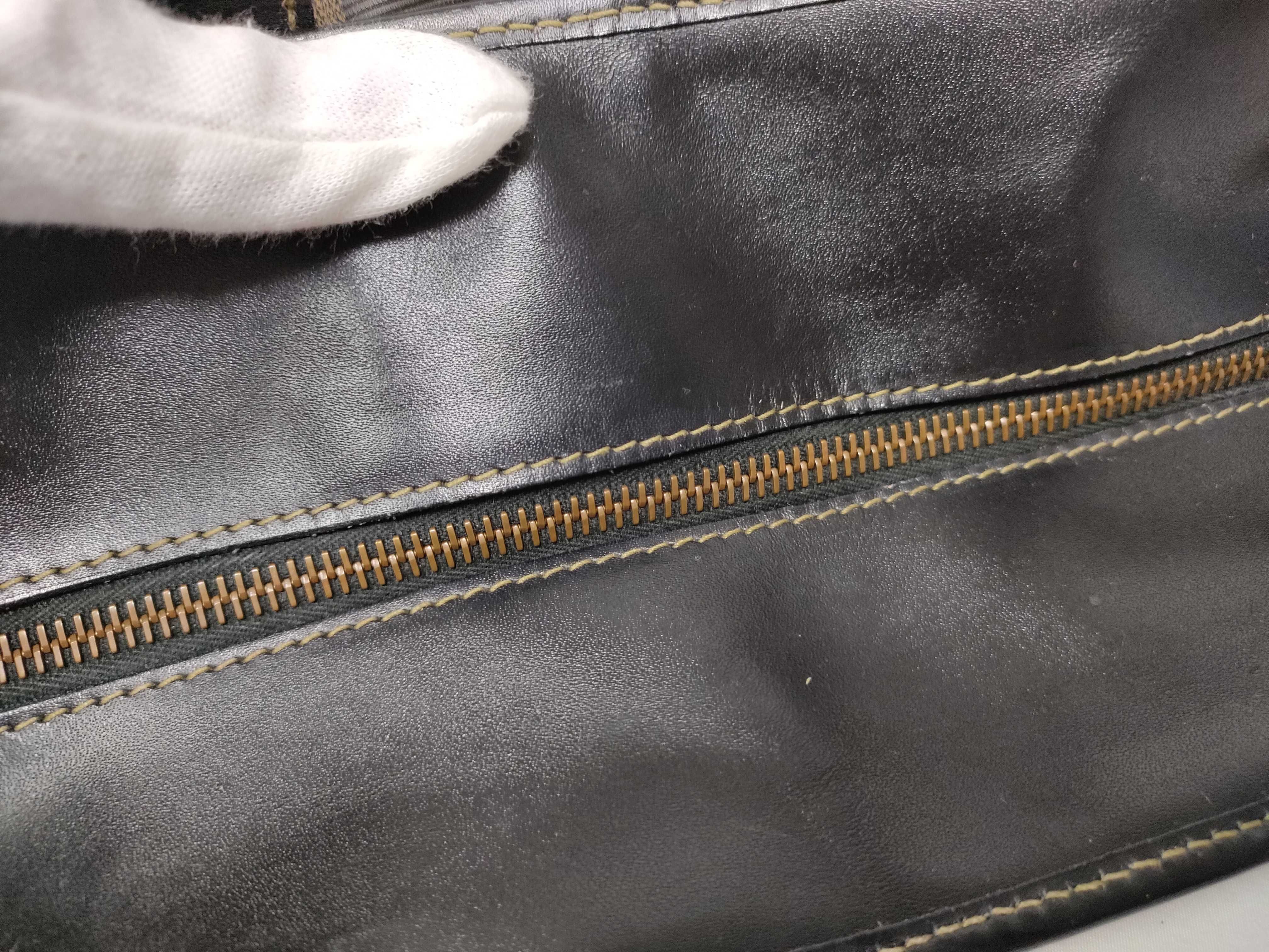 Pequin Leather x Canvas Handbag — view 12