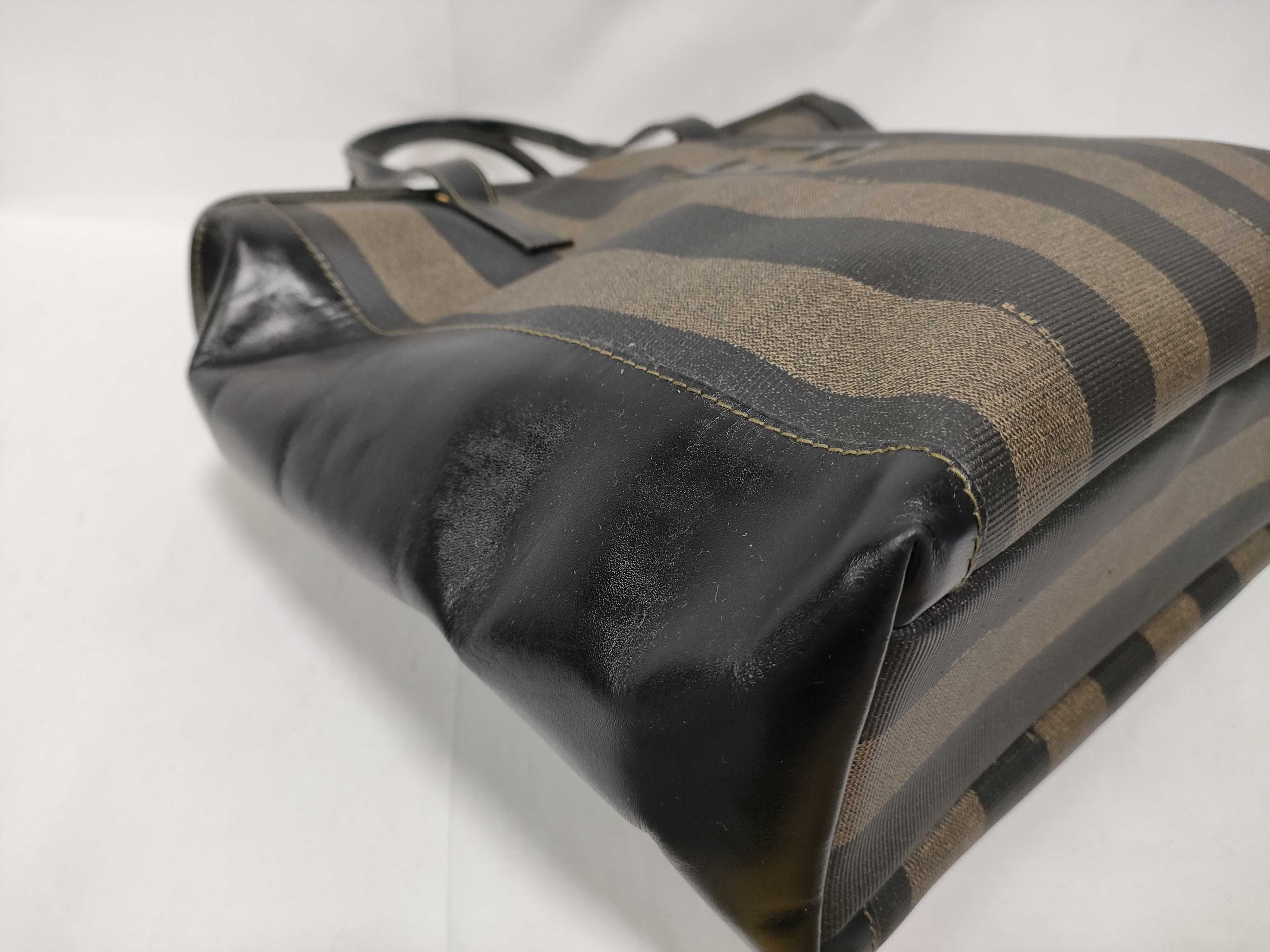 Pequin Leather x Canvas Handbag — view 6