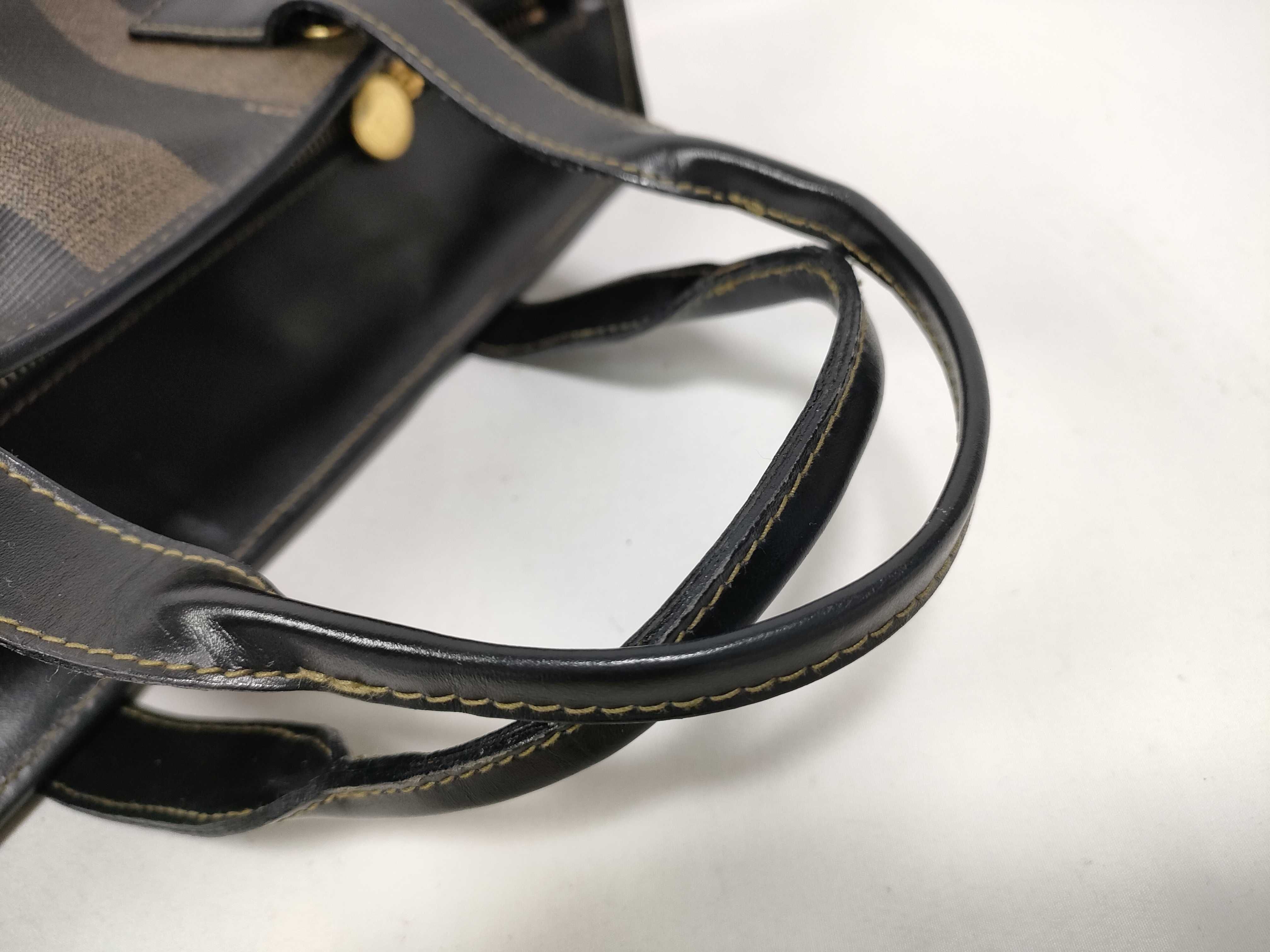 Pequin Leather x Canvas Handbag — view 8