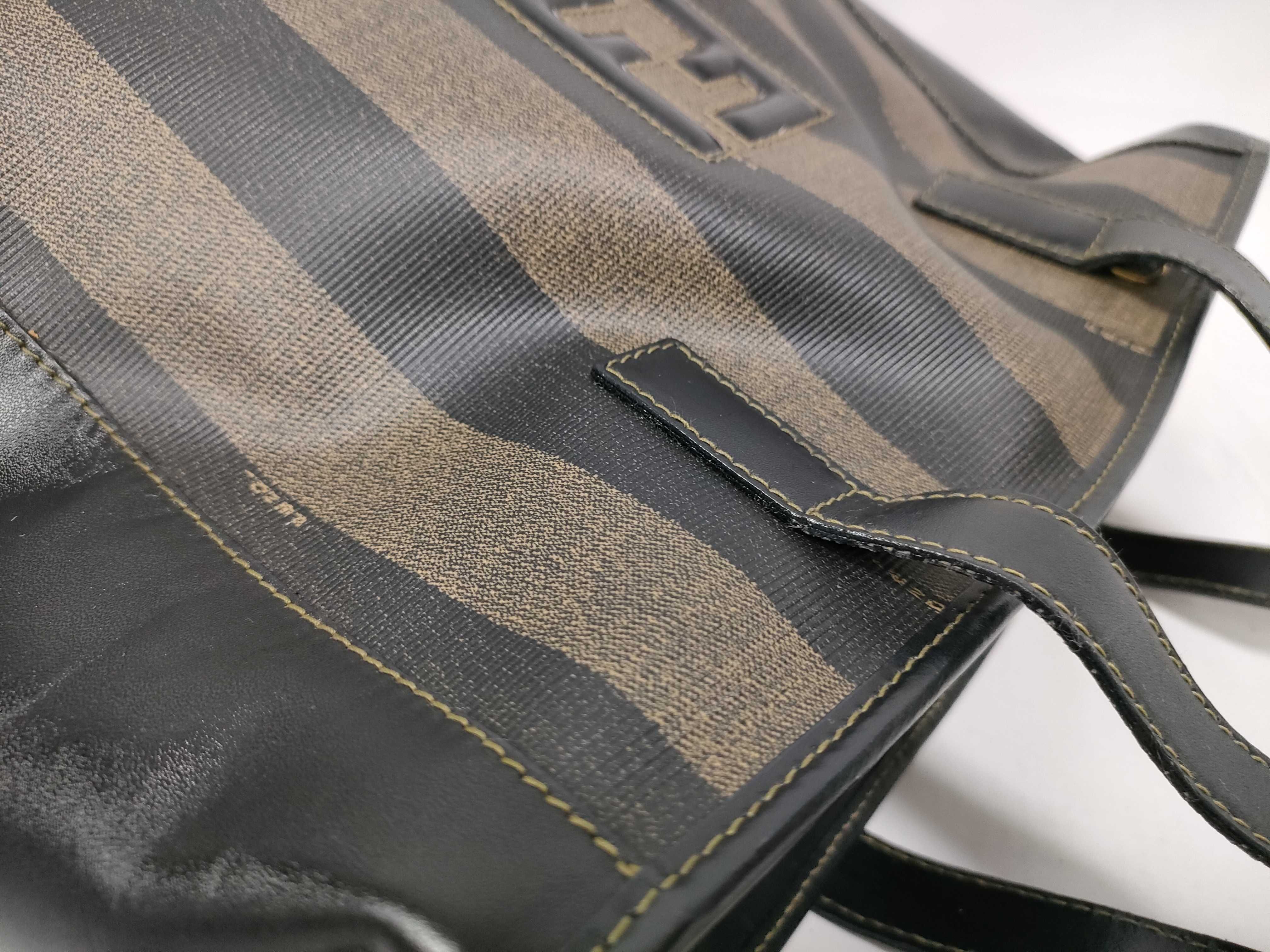Pequin Leather x Canvas Handbag — view 10