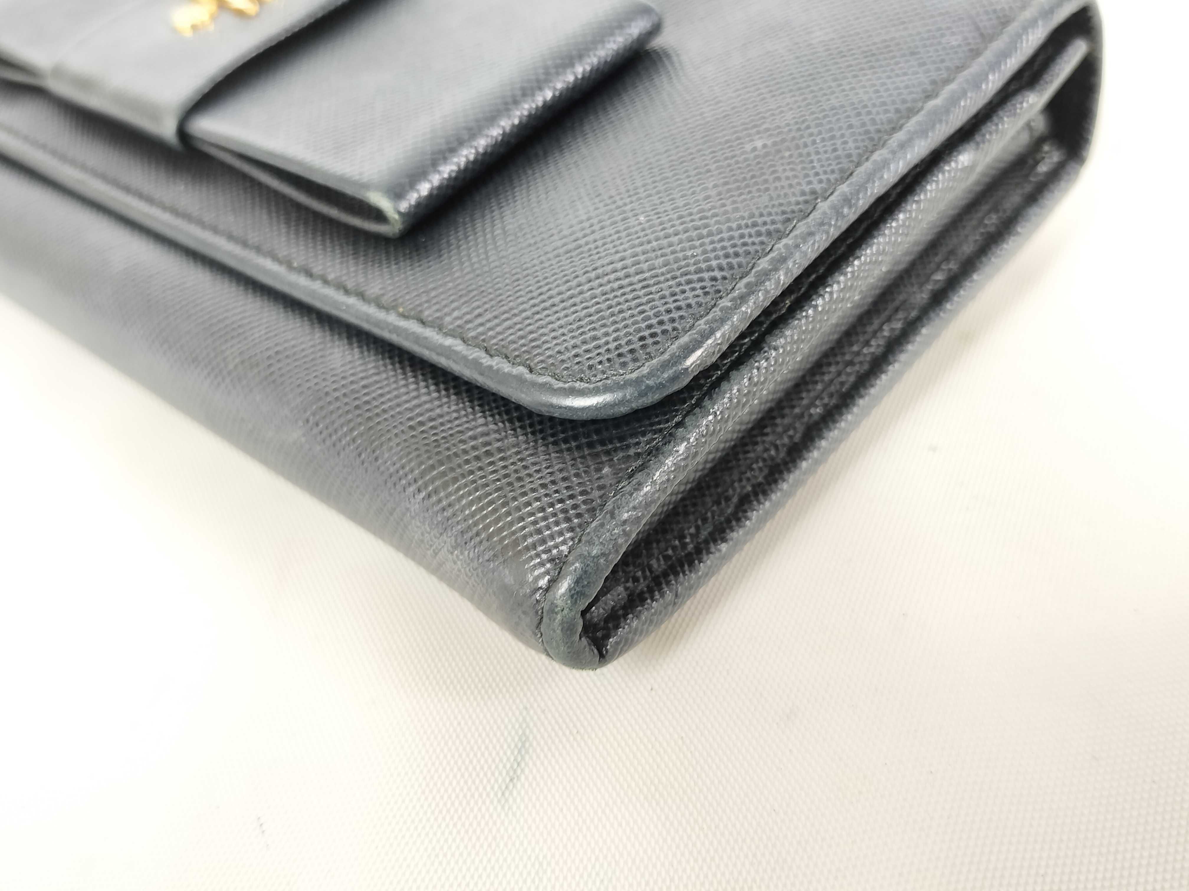 Saffiano Long Wallet with Ribbon — view 2