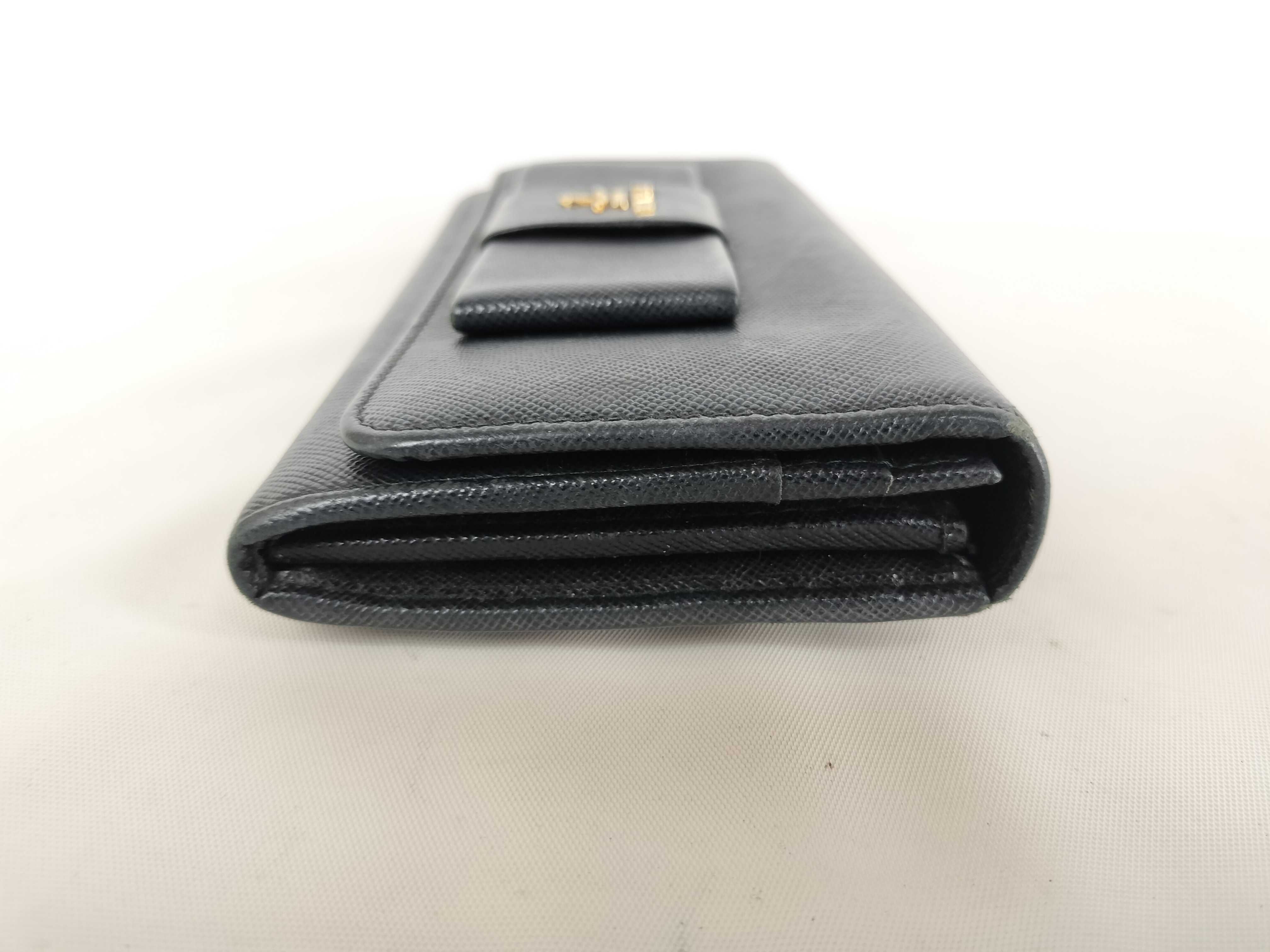 Saffiano Long Wallet with Ribbon — view 3