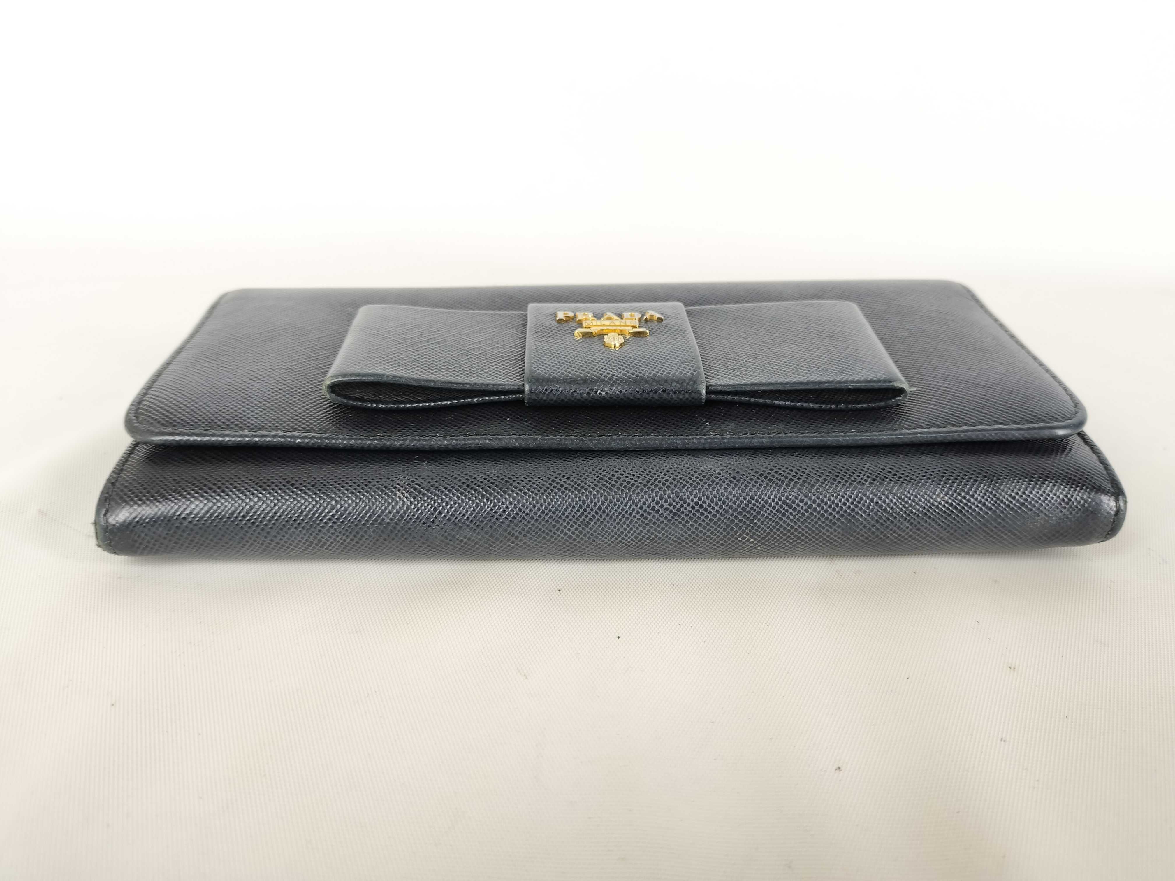 Saffiano Long Wallet with Ribbon — view 4