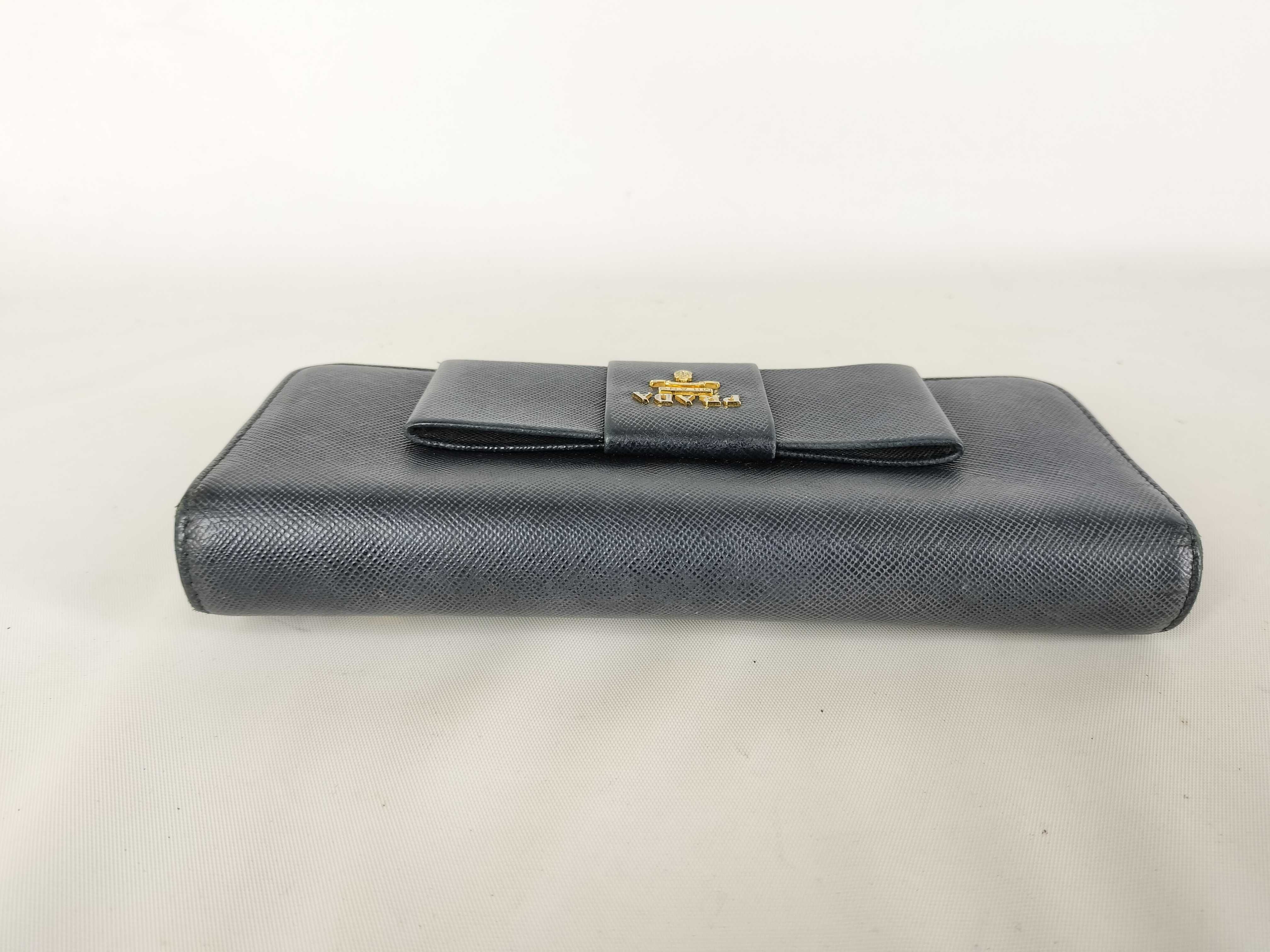 Saffiano Long Wallet with Ribbon — view 5