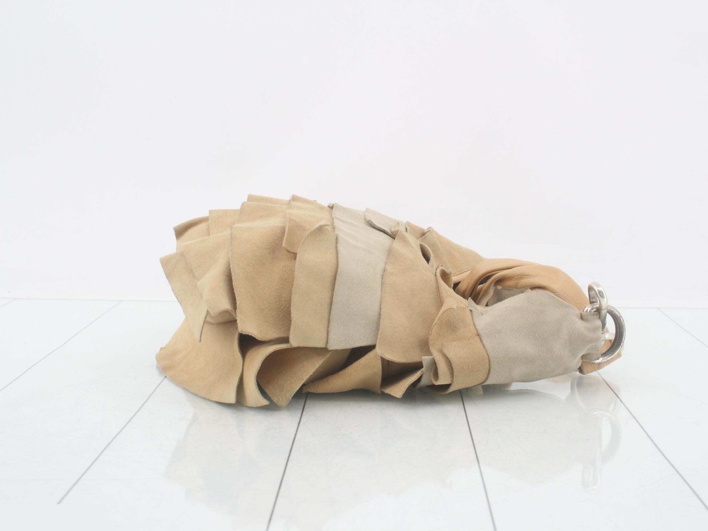 Saint-Tropez suede handbag — view 3