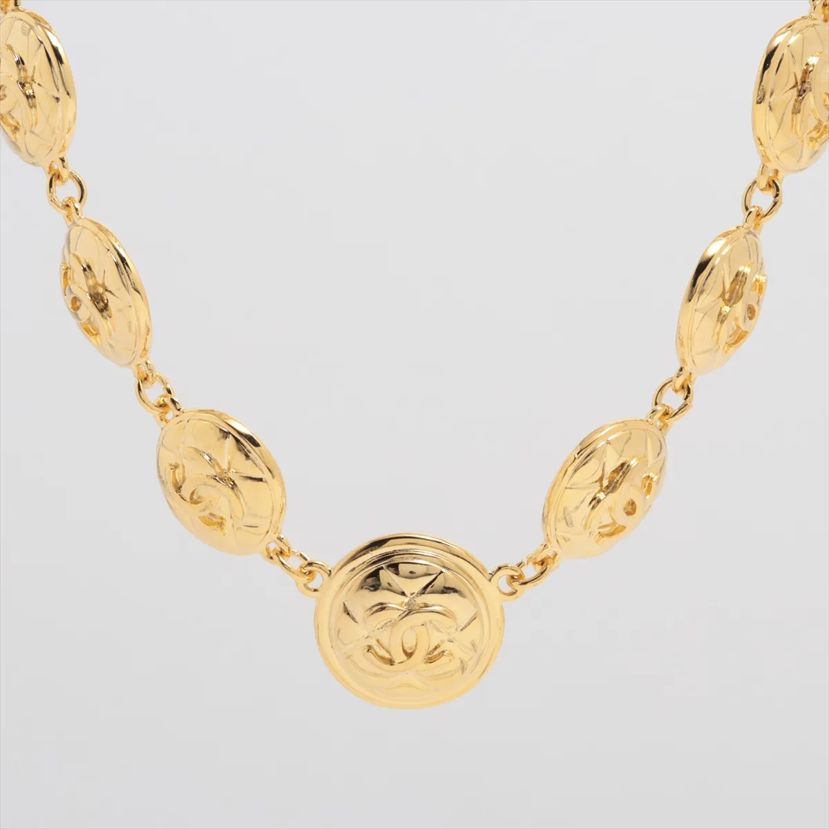 Cocomark Necklace GP Gold Replating External Processing