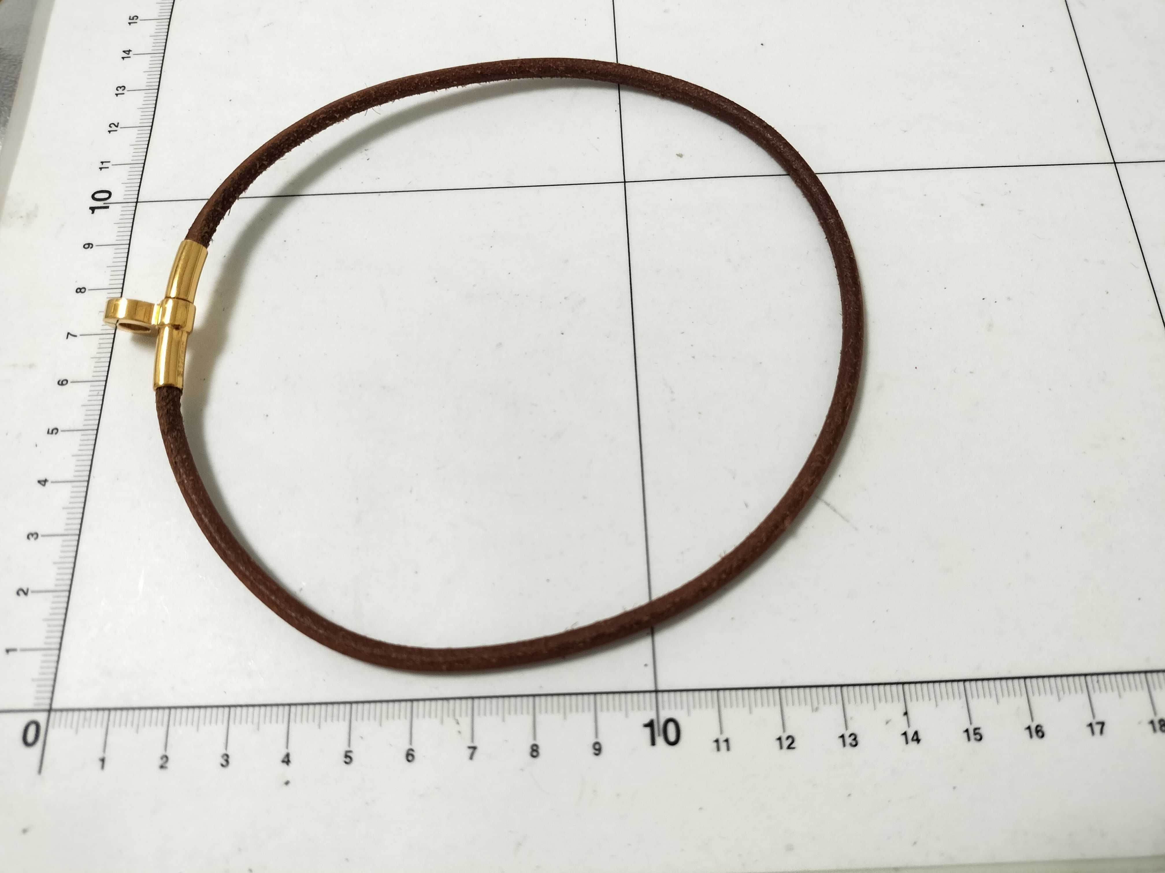 leather choker necklace — view 6
