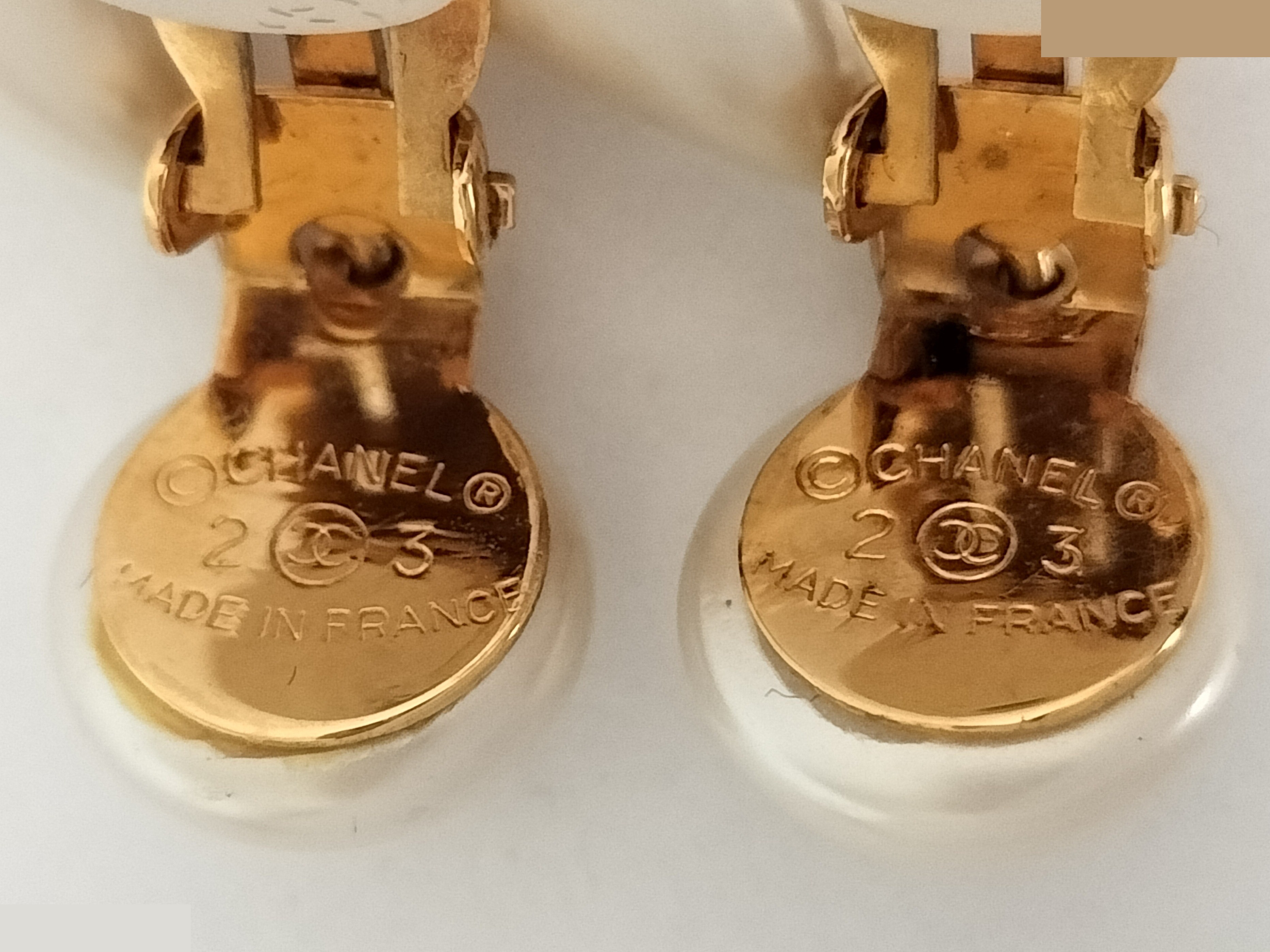 Coco F Pearl Gold Earrings 2 3 — view 3