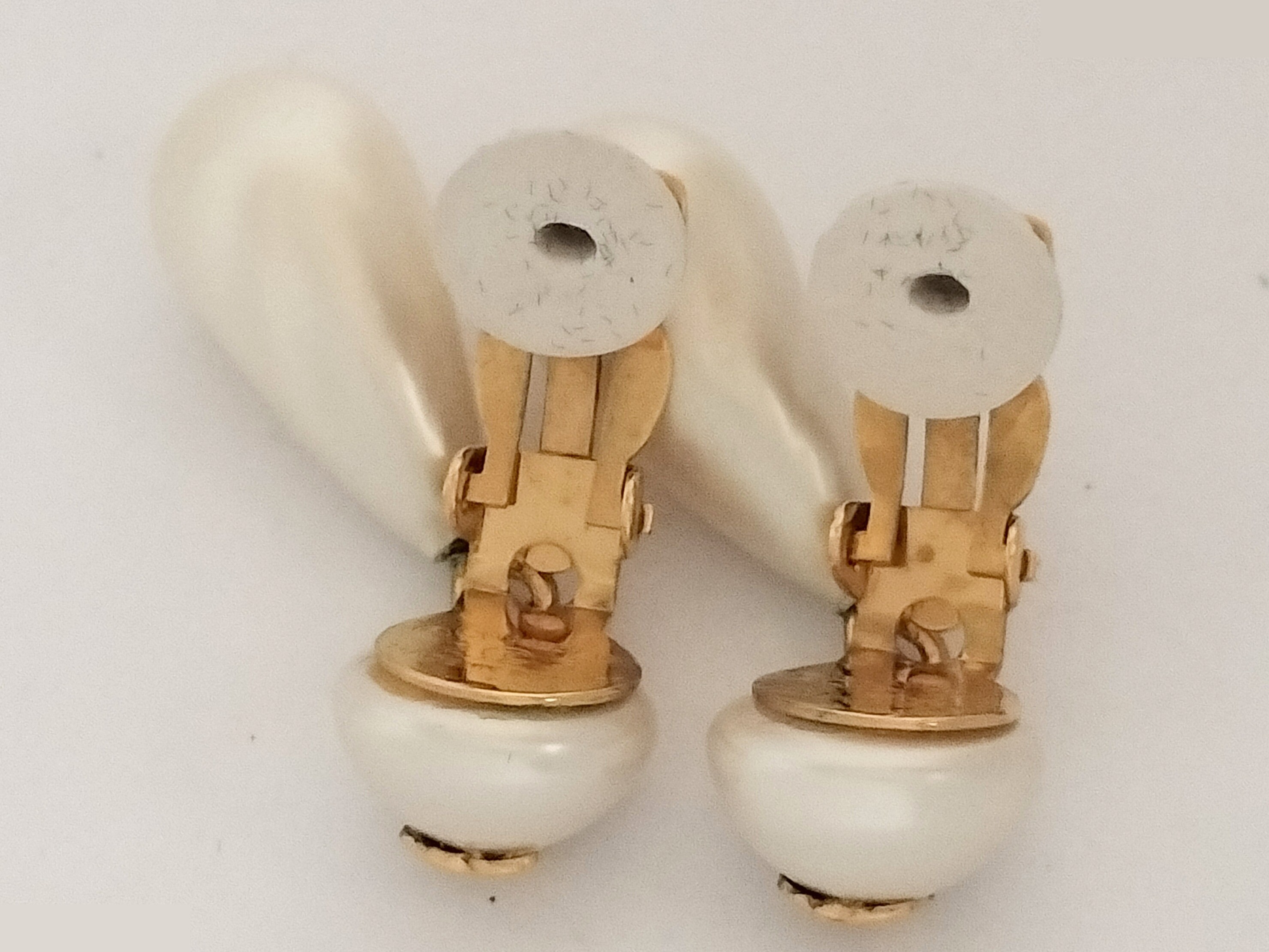 Coco F Pearl Gold Earrings 2 3 — view 4