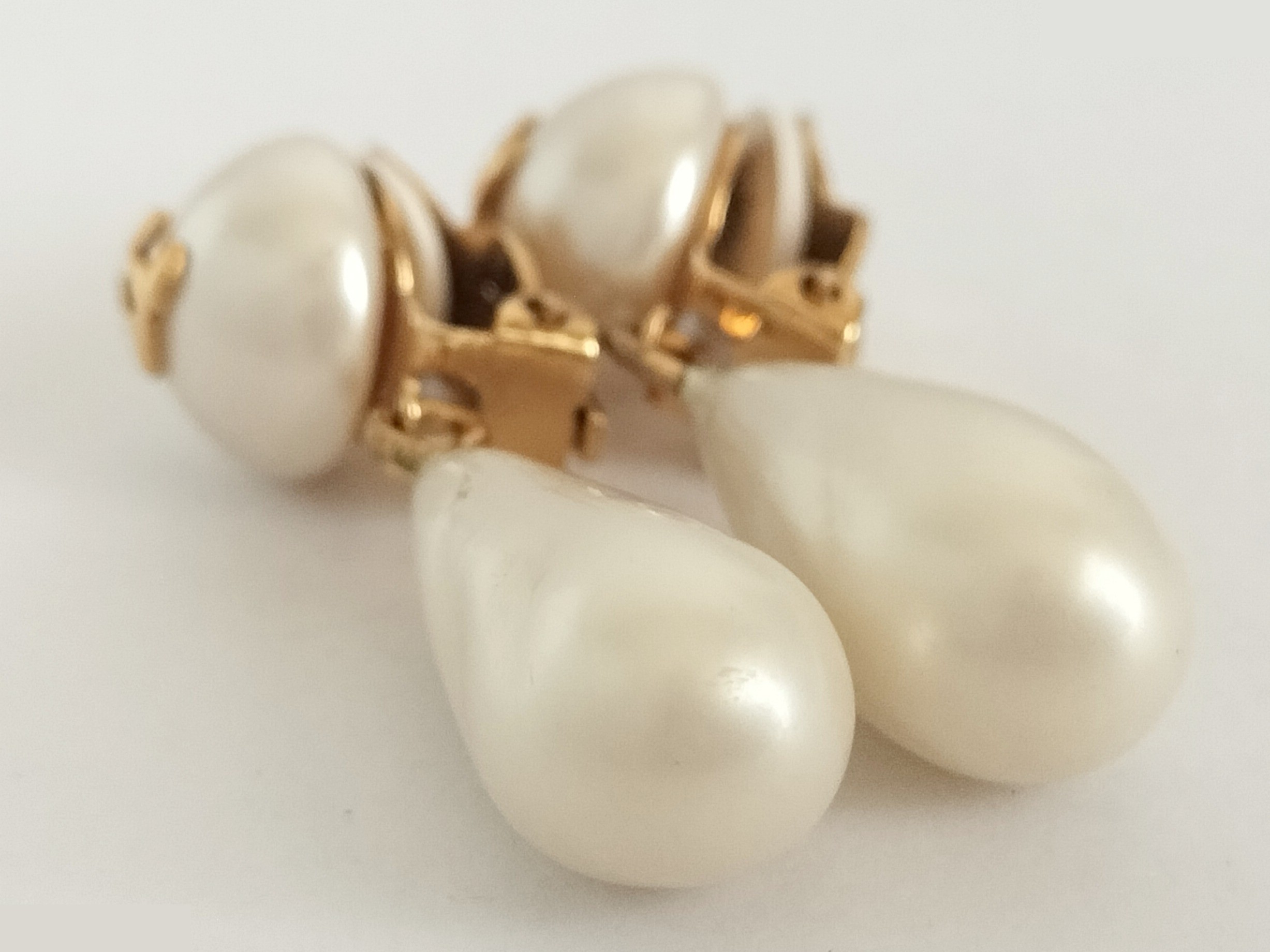 Coco F Pearl Gold Earrings 2 3 — view 6